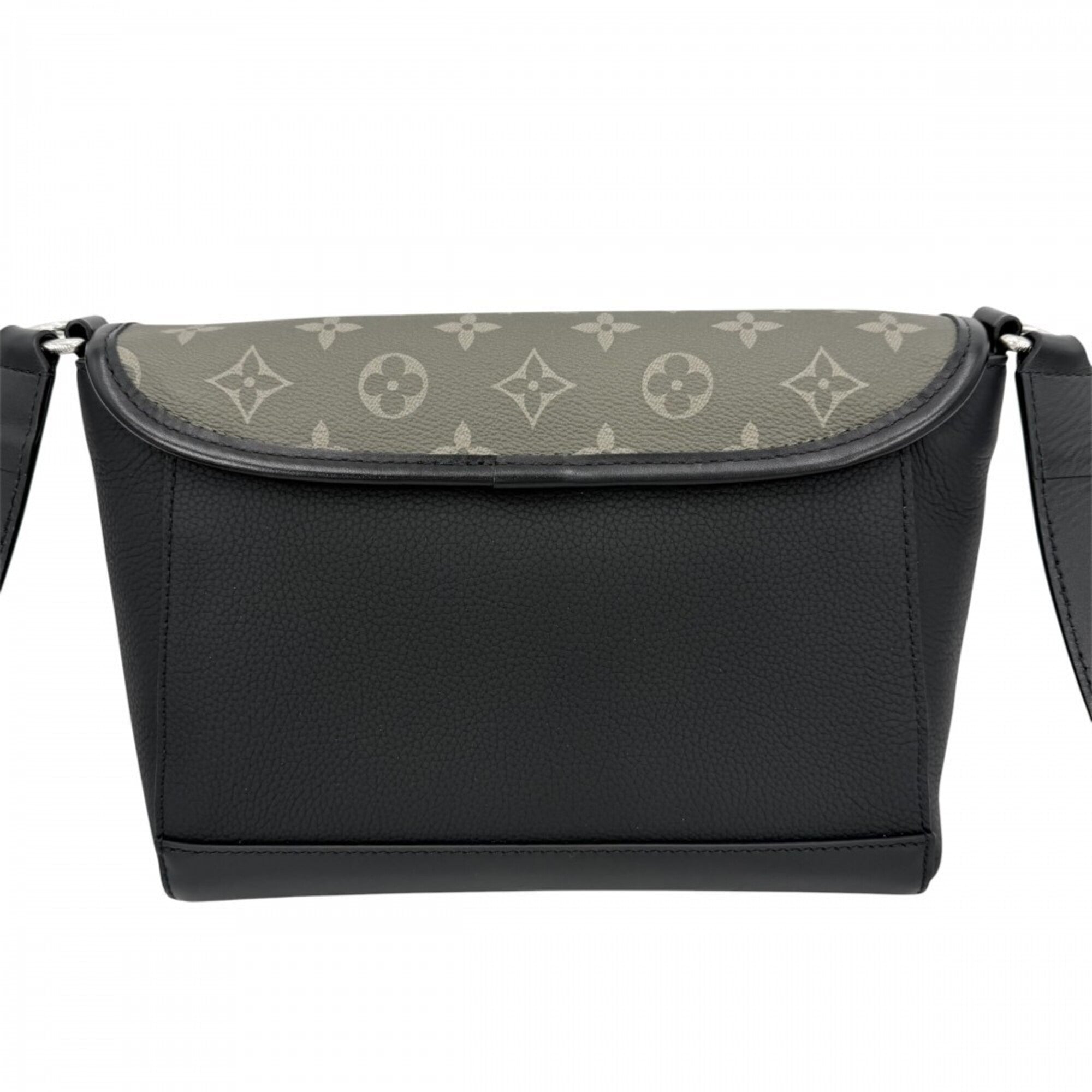 Louis Vuitton Black Khaki Monogram Shoulder Bag (Pre-Owned)