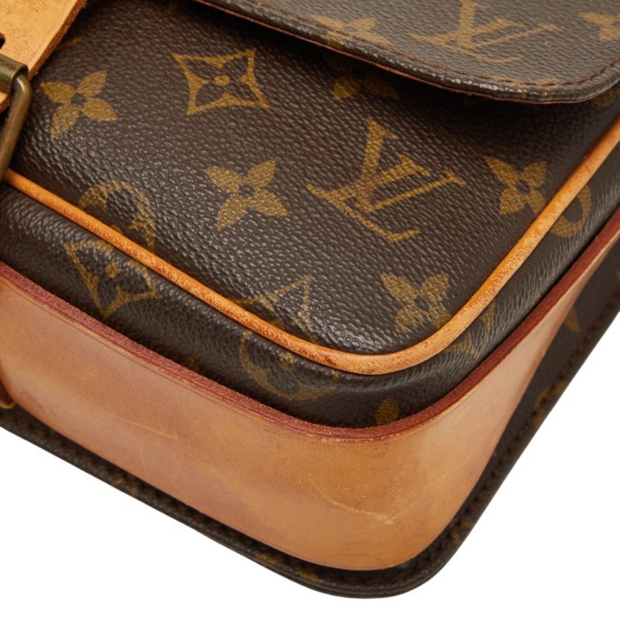 Louis Vuitton Monogram Brown Pvc Leather Shoulder Bag (Pre-Owned)
