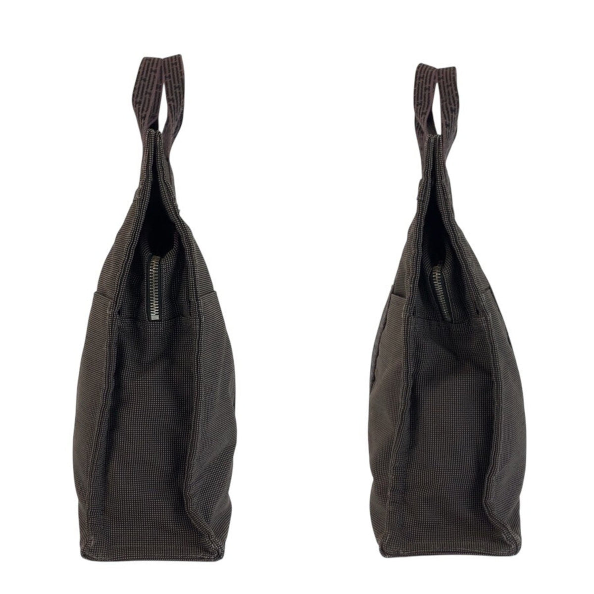 Hermes Gray Polyamide Polyester Handbag Tote Bag (Pre-Owned)