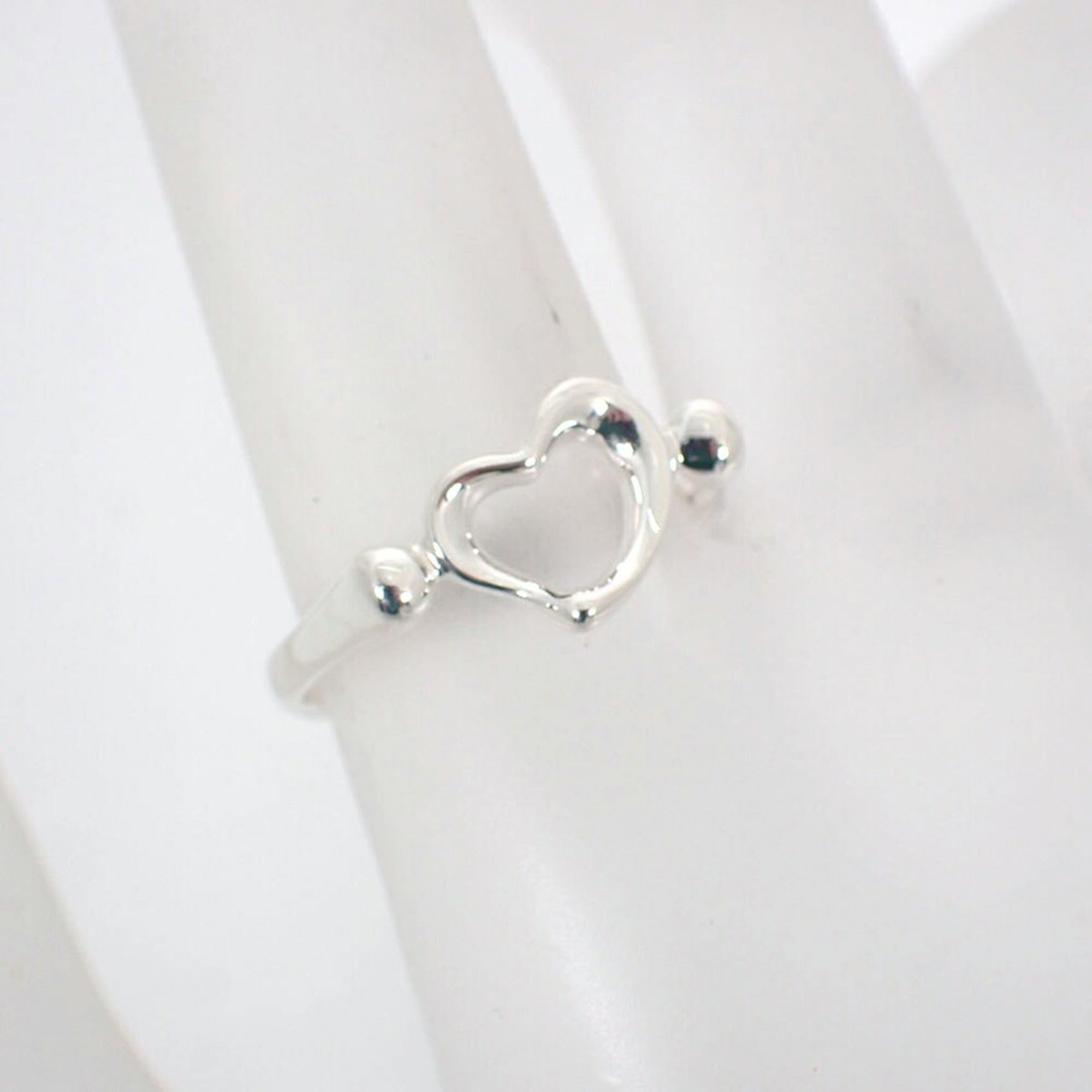 Tiffany Silver Sterling Silver 925 Band Ring (Pre-Owned)