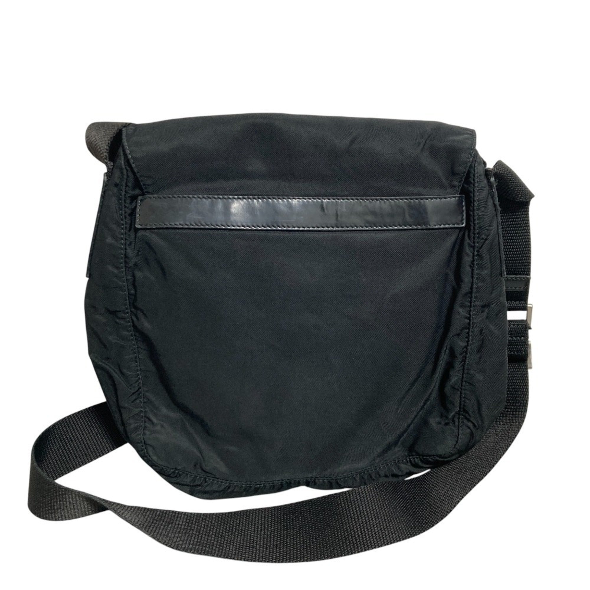 Prada Black Nylon Shoulder Bag (Pre-Owned)