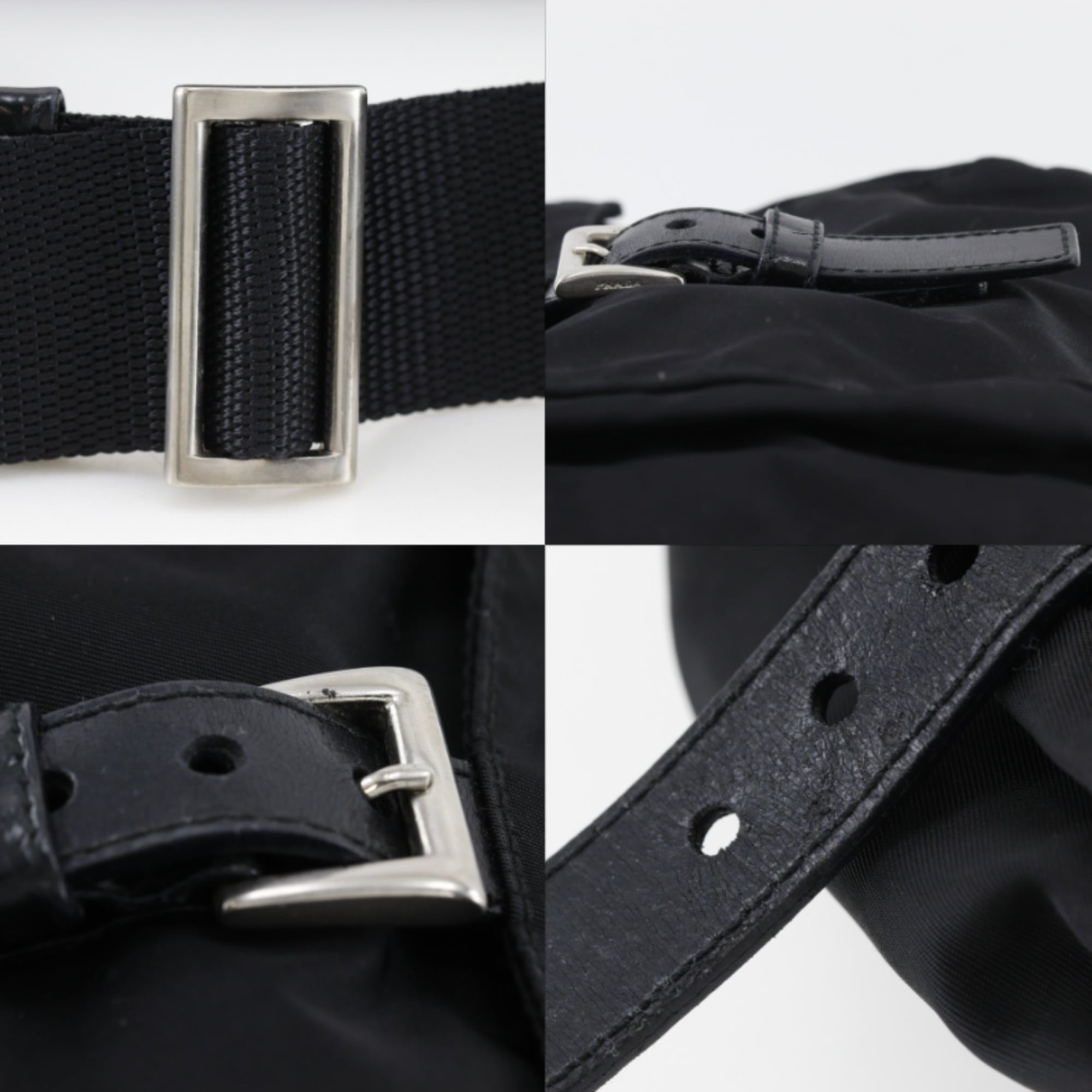 Prada Black Nylon Shoulder Bag (Pre-Owned)