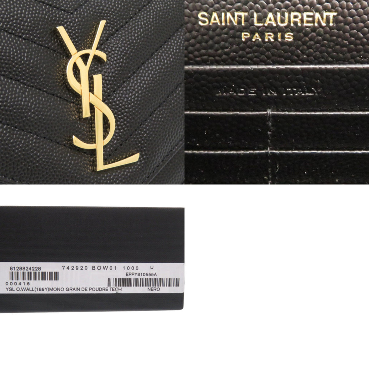 Yves Saint Laurent Black Leather Shoulder Bag (Pre-Owned)