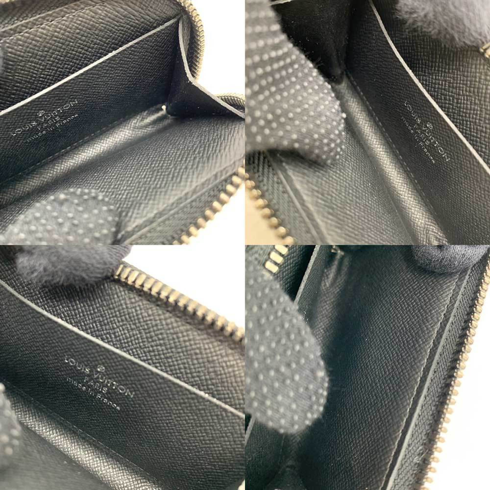 Louis Vuitton Monogram Eclipse Black Gray Monogram Eclipse Coin Purse/Coin Case (Pre-Owned)