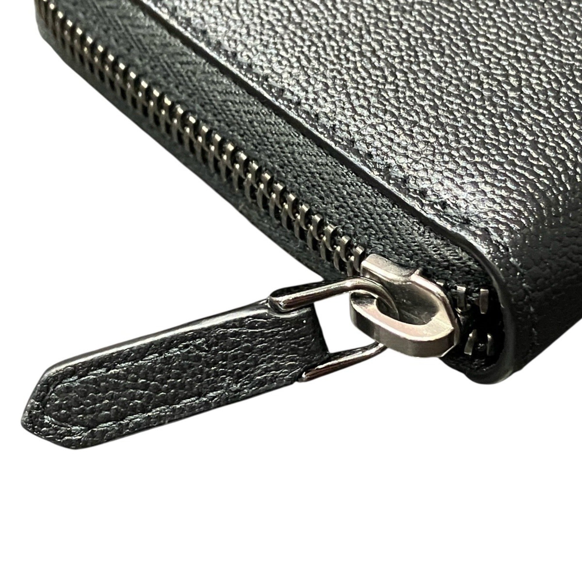 Bvlgari Black Leather Long Wallet (Bi-Fold) (Pre-Owned)