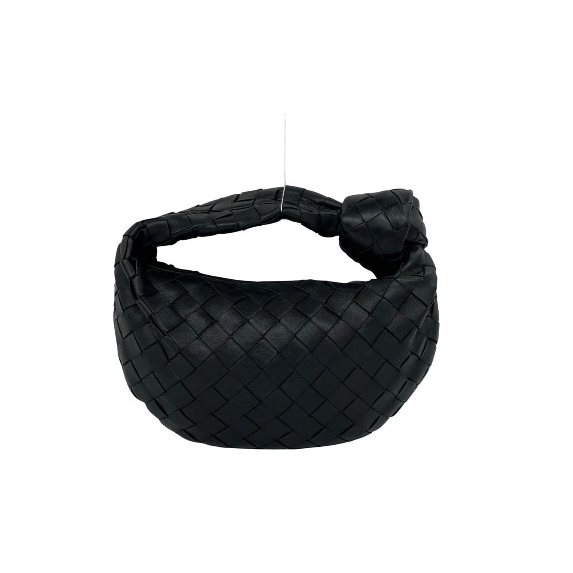 Bottega Veneta Black Leather Handbag (Pre-Owned)