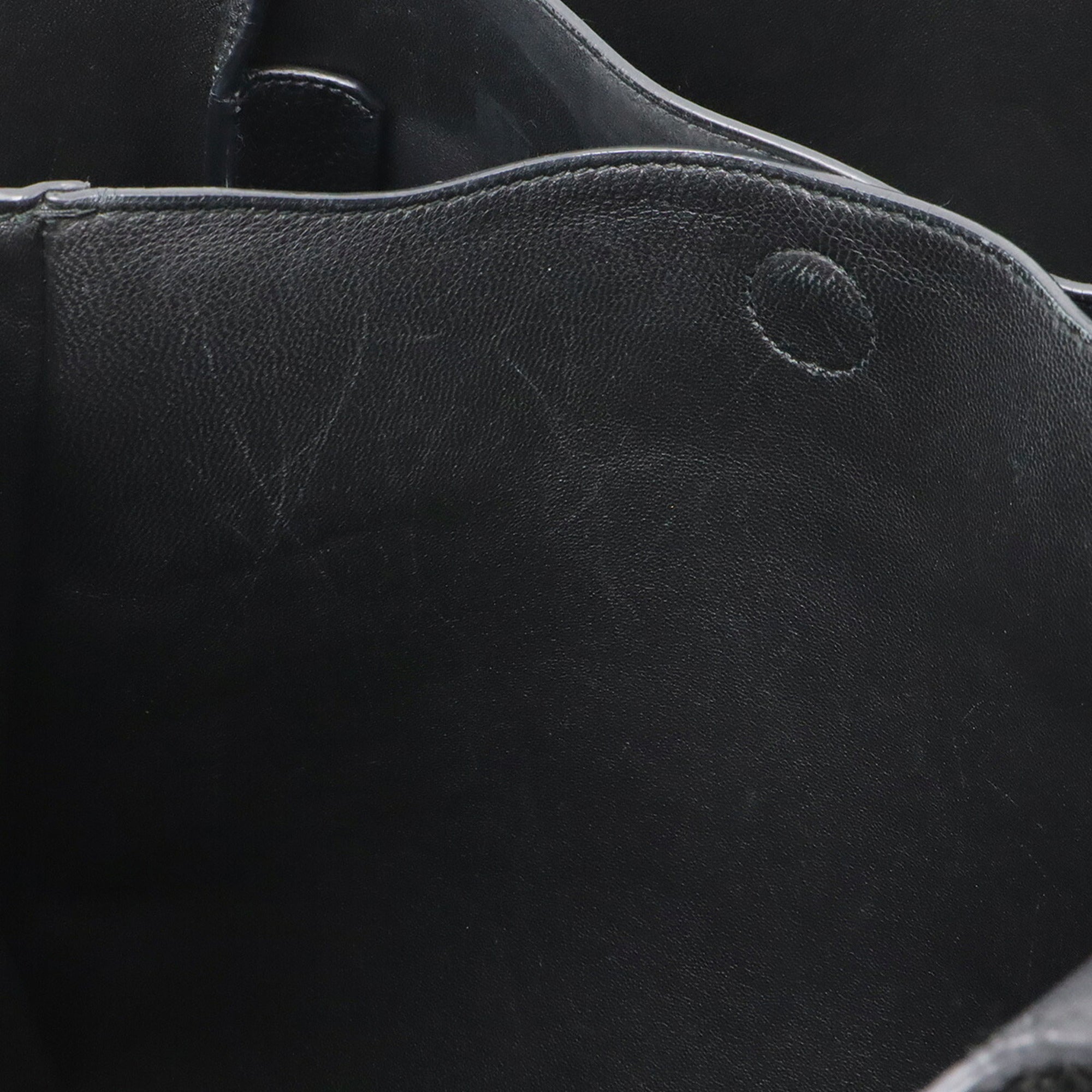 Prada Black Nero Leather Shoulder Bag Tote Bag (Pre-Owned)