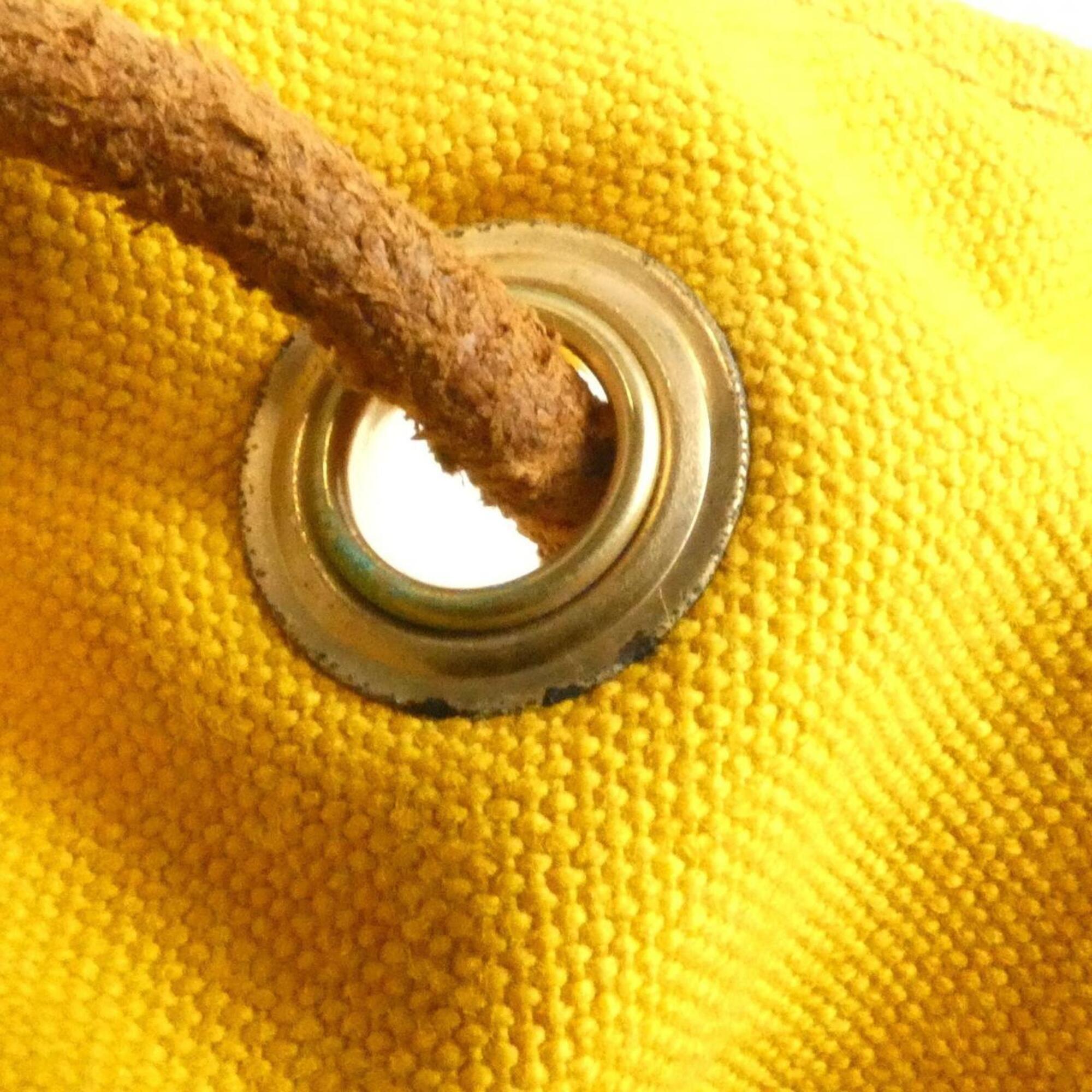 Hermes Jaune Canvas Shoulder Bag (Pre-Owned)