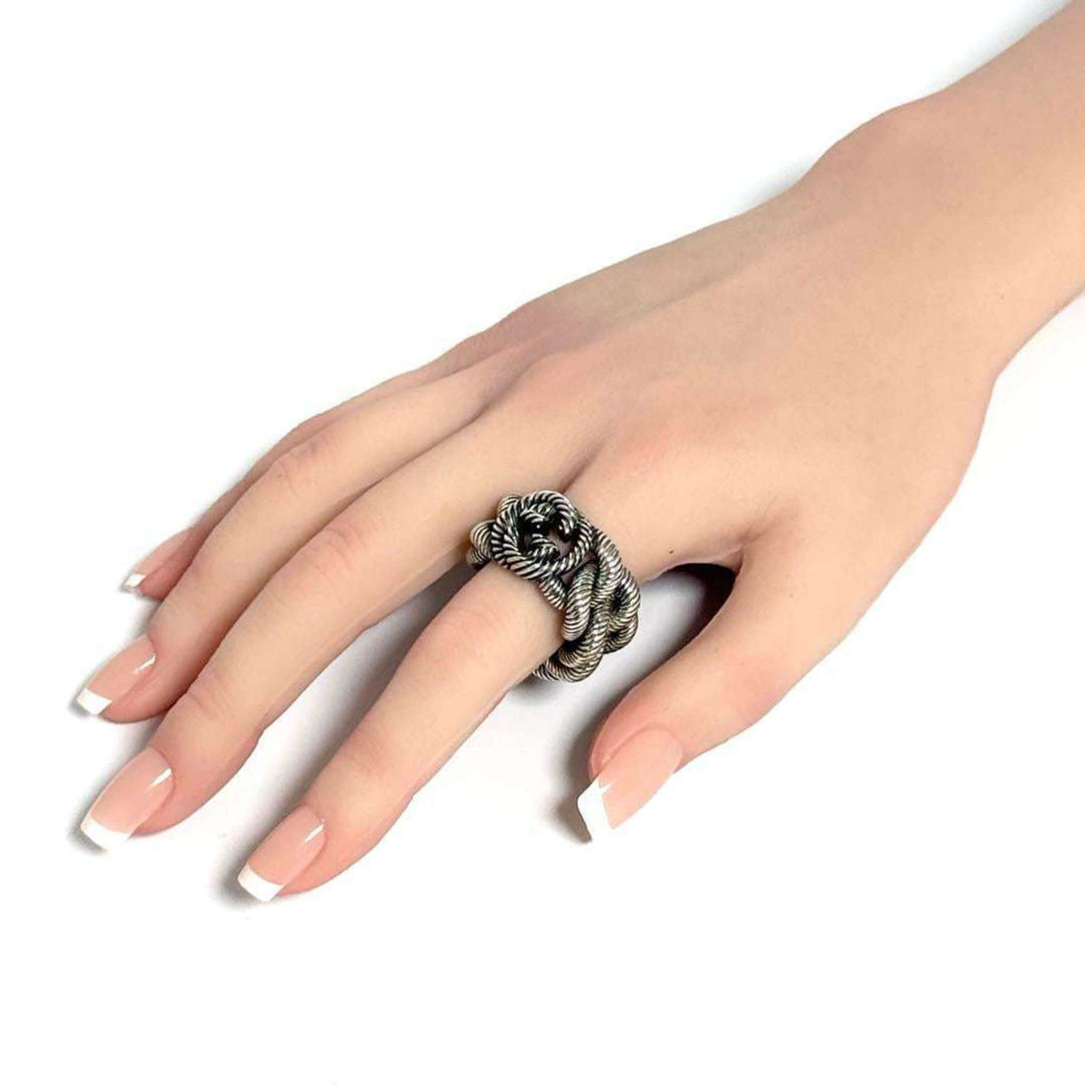 Gucci Silver 925 Band Ring (Pre-Owned)