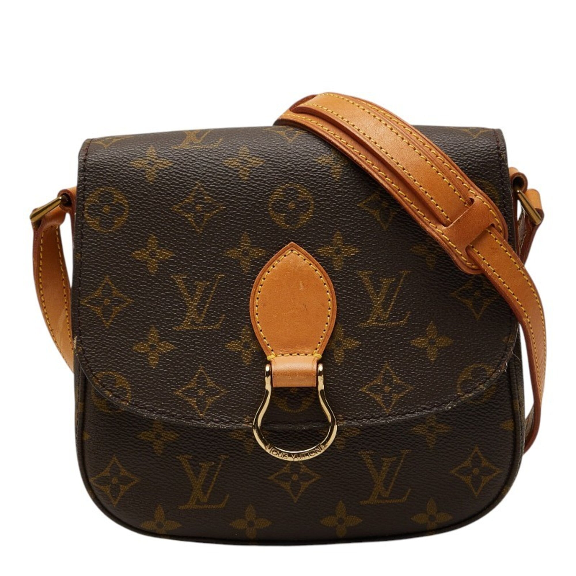 Louis Vuitton Brown Pvc Leather Shoulder Bag (Pre-Owned)
