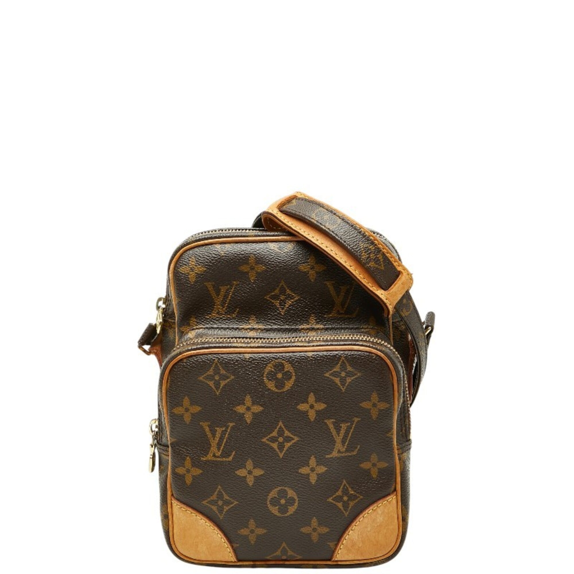 Louis Vuitton Brown Pvc Leather Shoulder Bag (Pre-Owned)