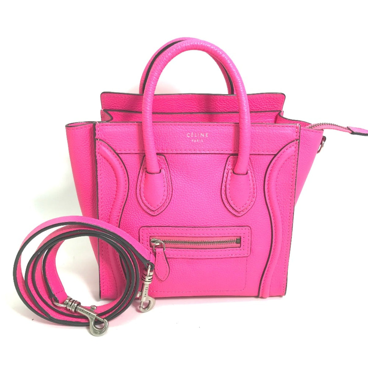 Celine Pink Leather Handbag (Pre-Owned)