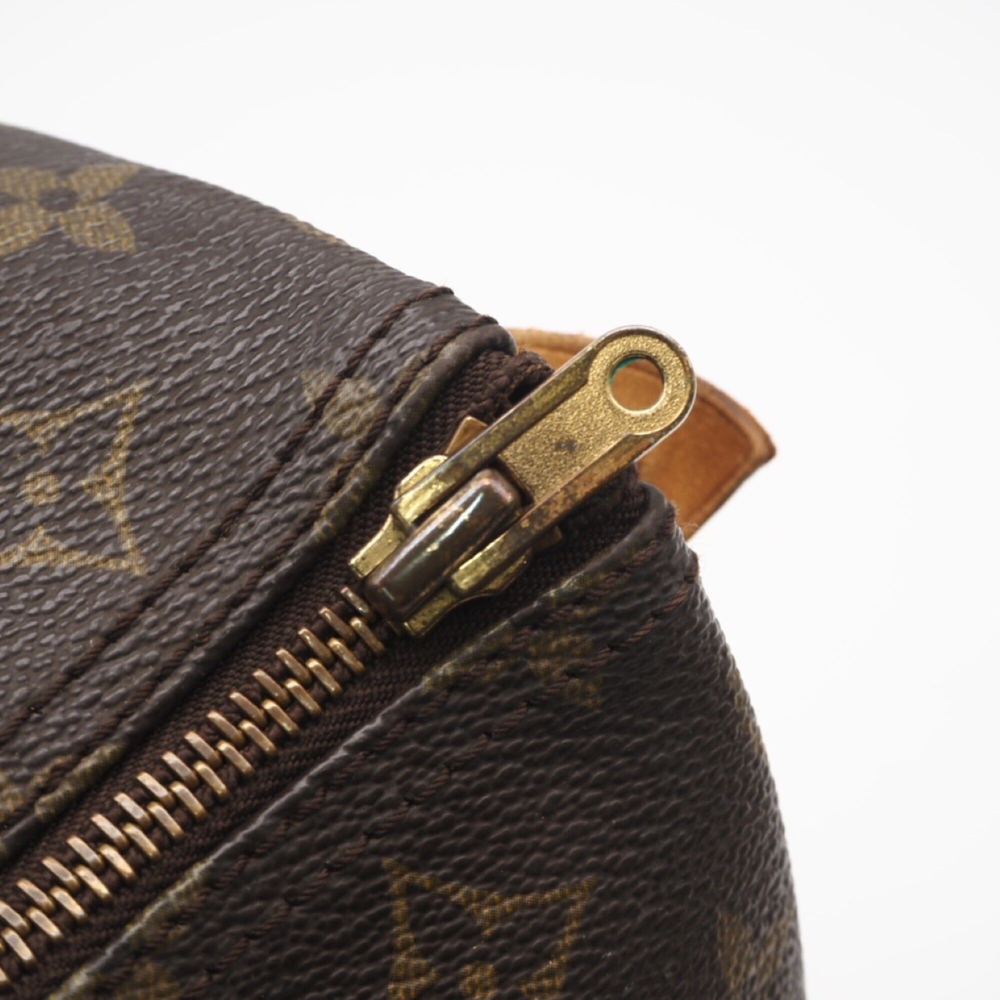 Louis Vuitton Black Coated Canvas Leather Handbag (Pre-Owned)