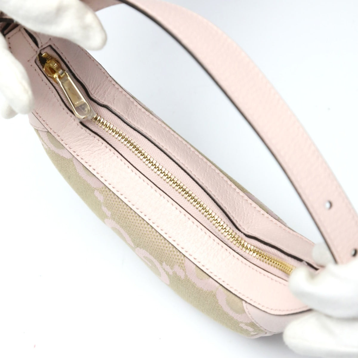 Gucci Pink Gg Canvas Handbag (Pre-Owned)
