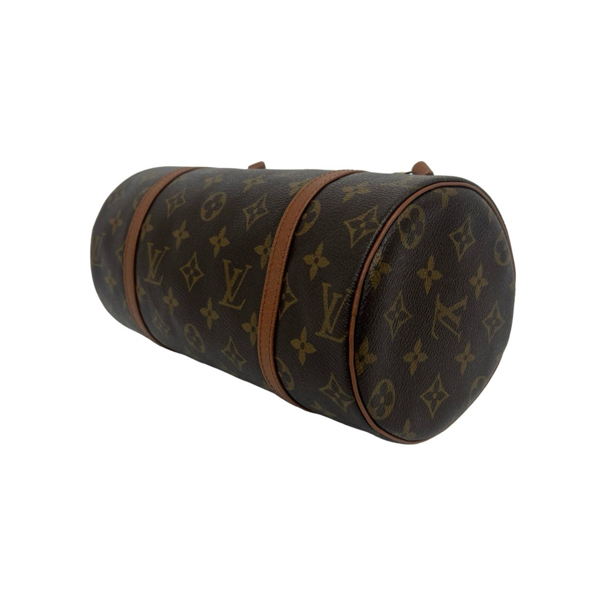 Louis Vuitton Brown Pvc Leather Boston Bag Handbag (Pre-Owned)