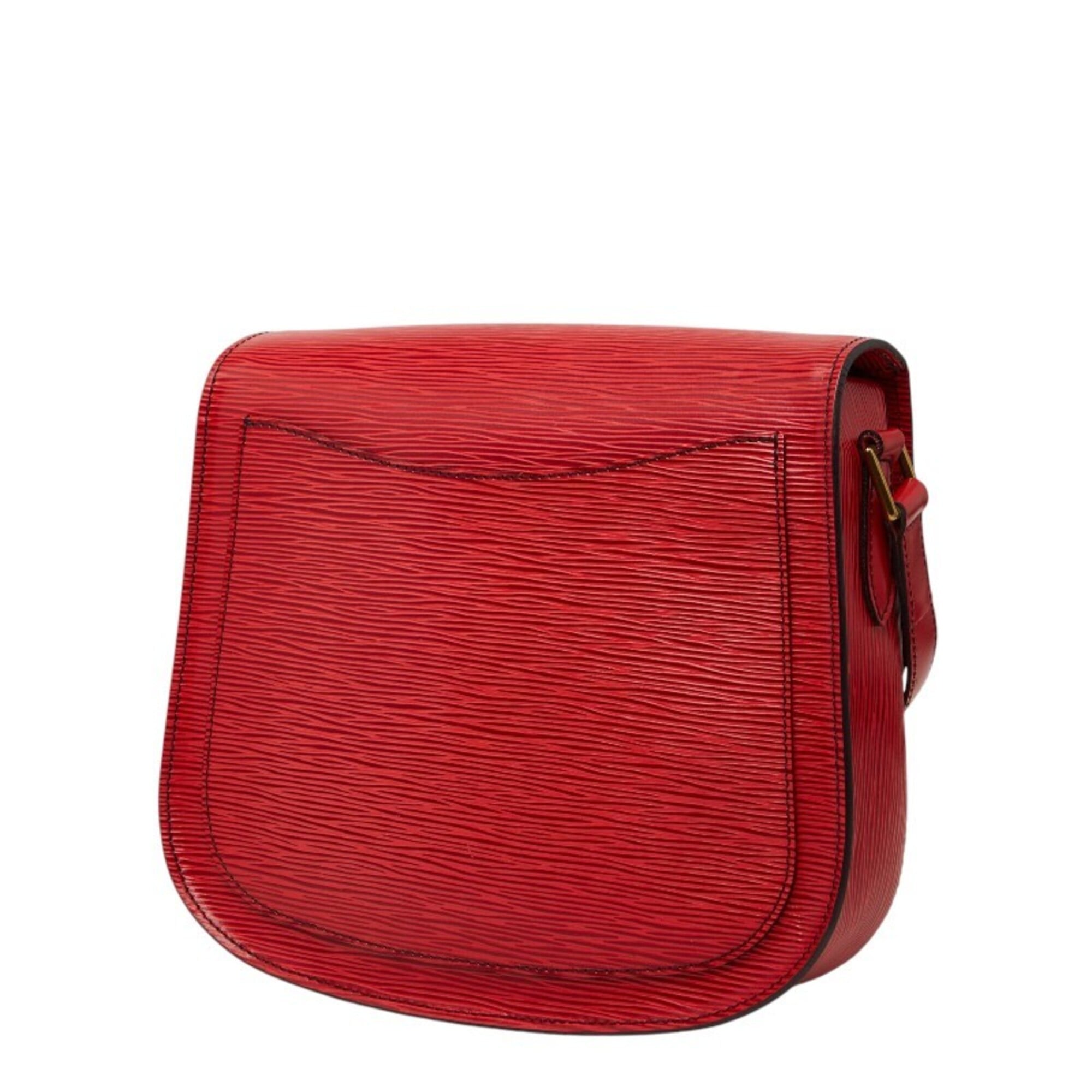 Louis Vuitton Castilian Red Leather Shoulder Bag (Pre-Owned)