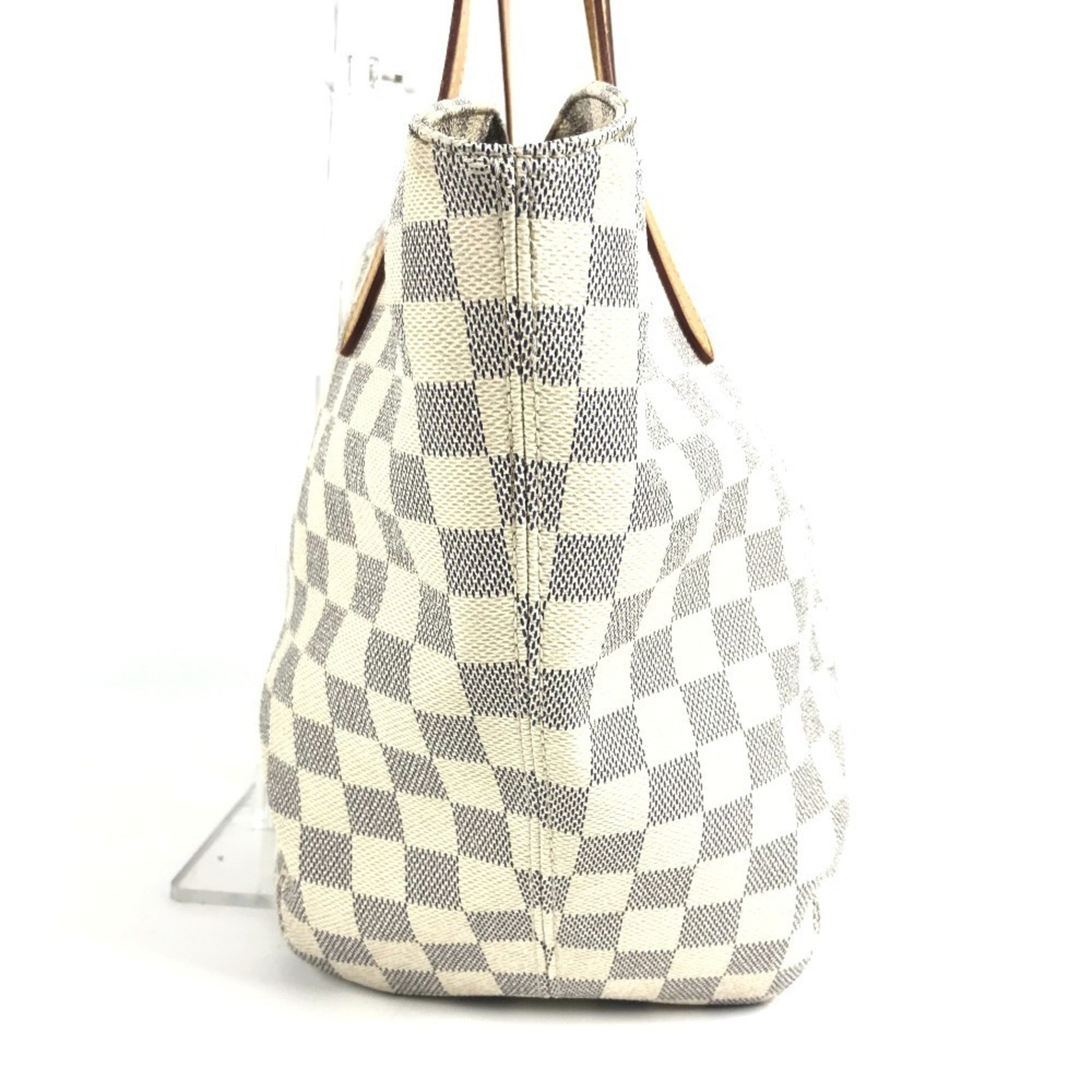 Louis Vuitton Damier Azur White Damier Azur Shoulder Bag Tote Bag (Pre-Owned)