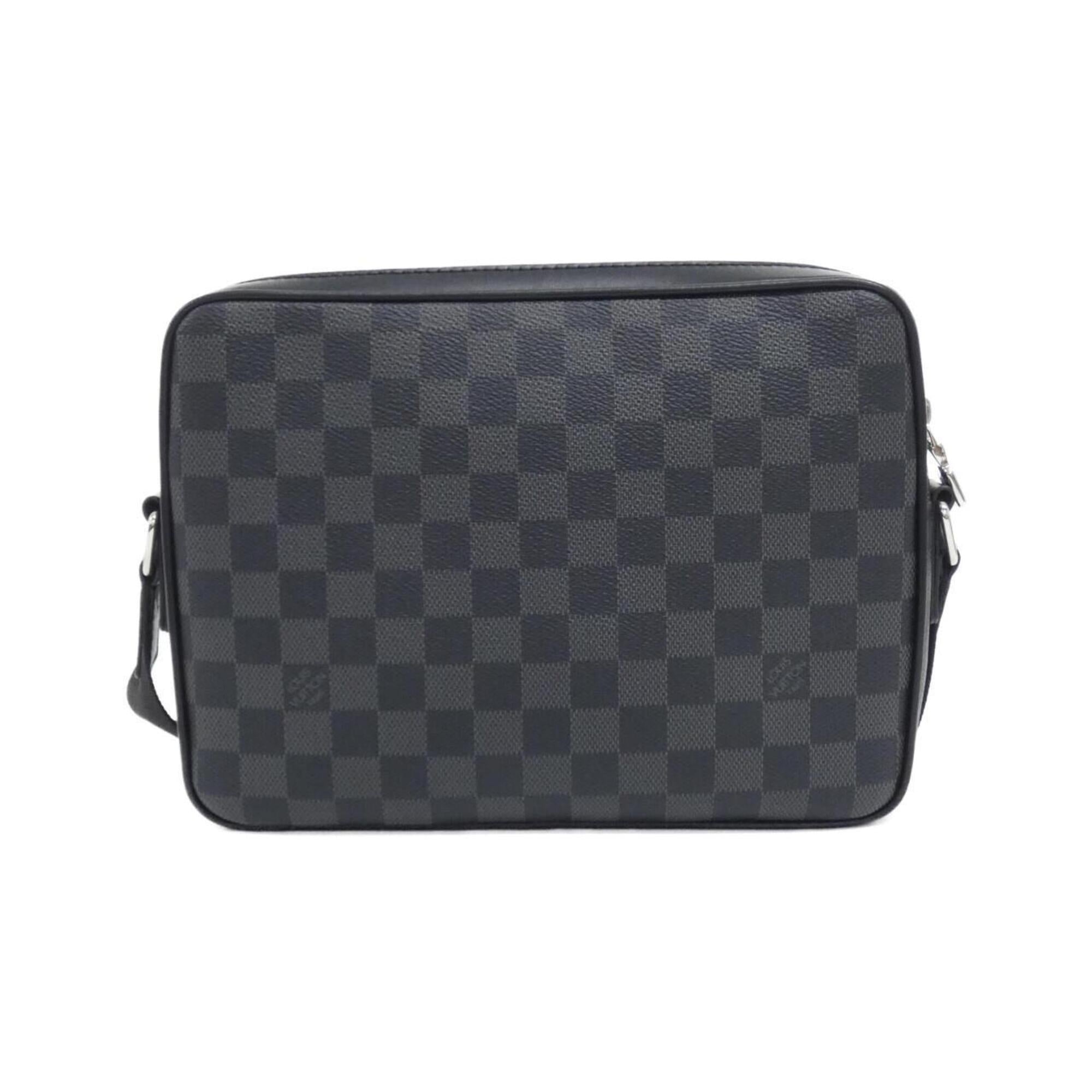 Louis Vuitton Graphite Coated Canvas Shoulder Bag (Pre-Owned)