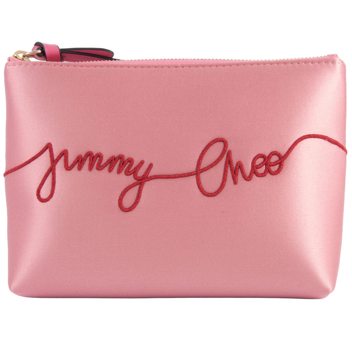 Jimmy Choo Pink Satin Pouch (Pre-Owned)
