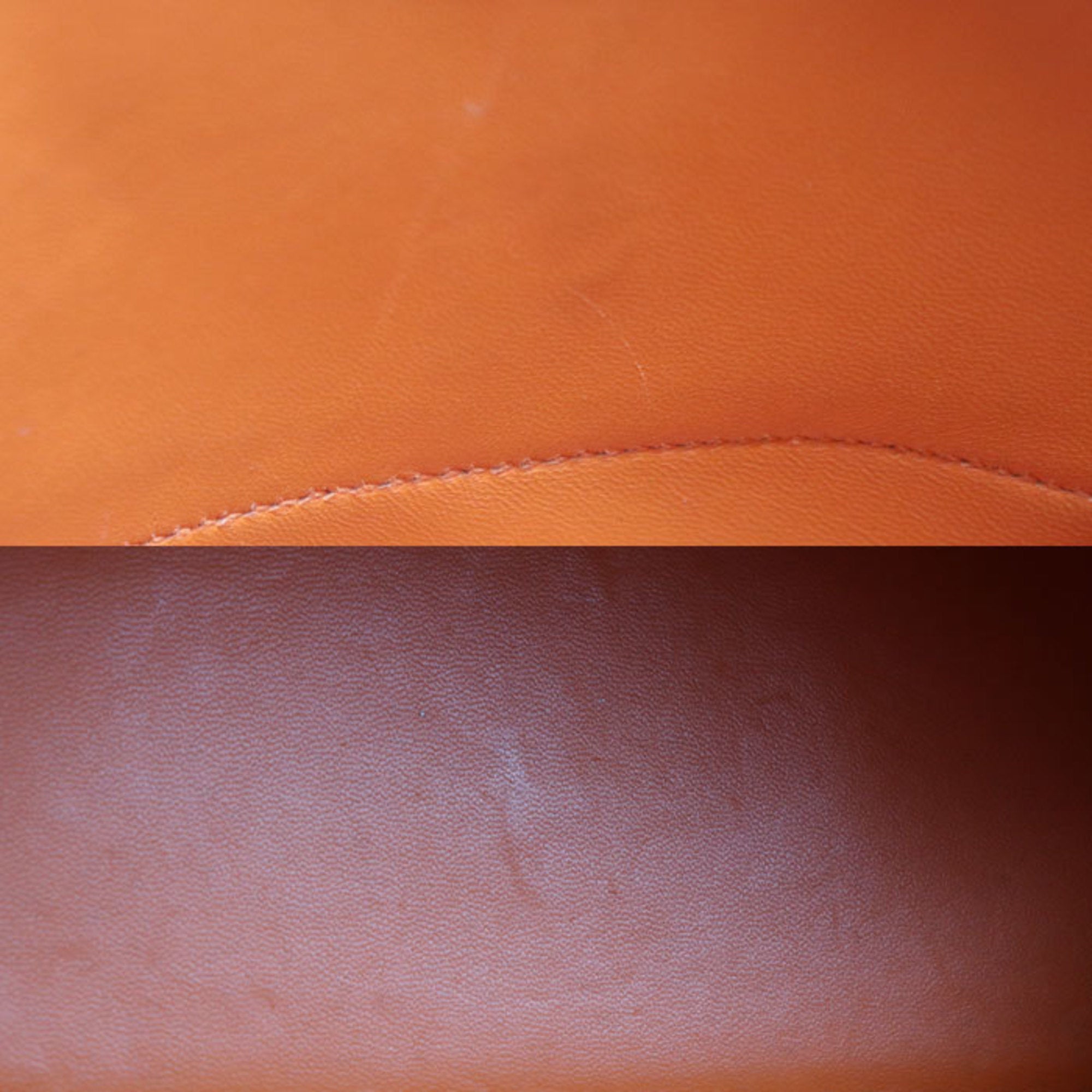 Hermes Orange Epsom Leather Shoulder Bag (Pre-Owned)