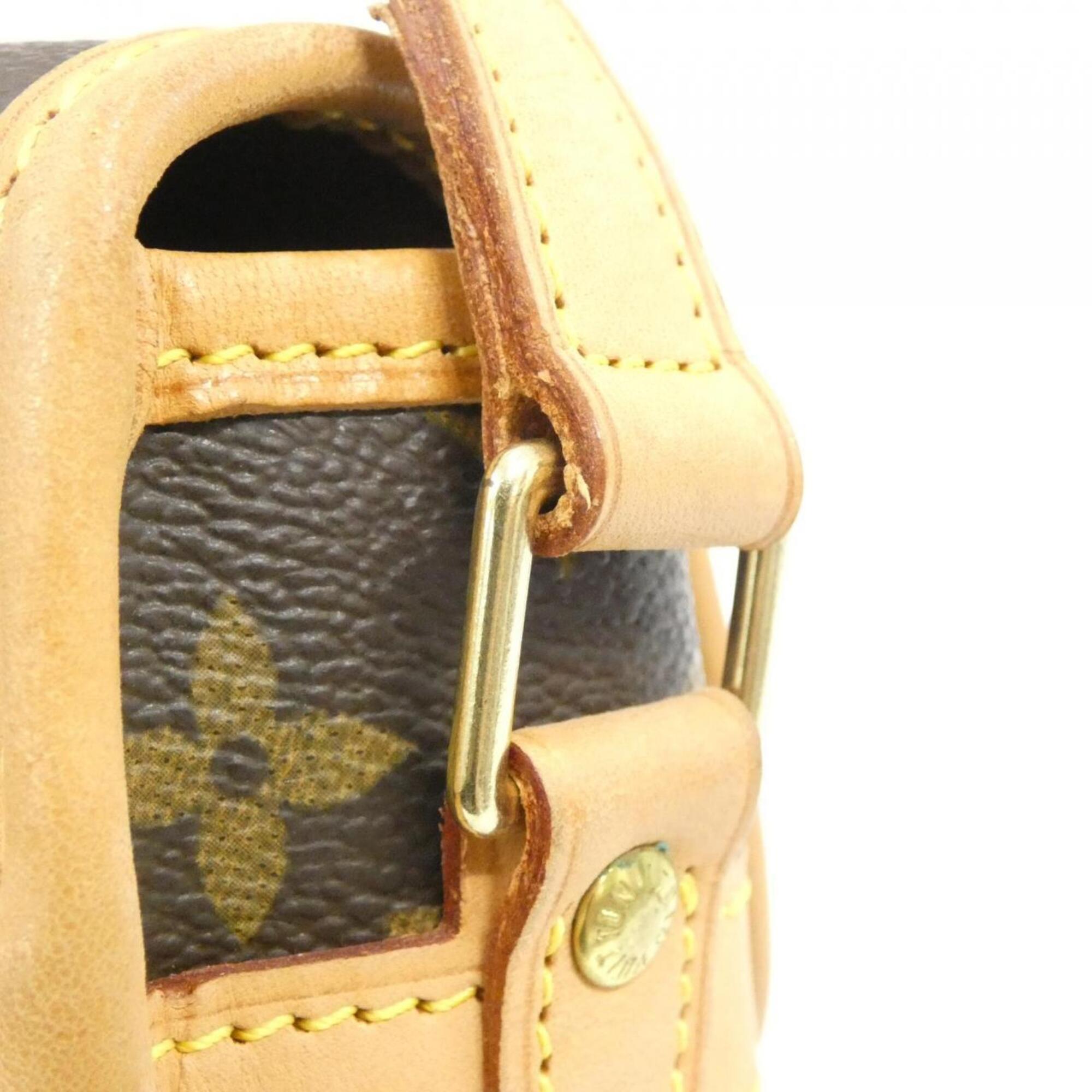 Louis Vuitton Marron Coated Canvas Shoulder Bag (Pre-Owned)
