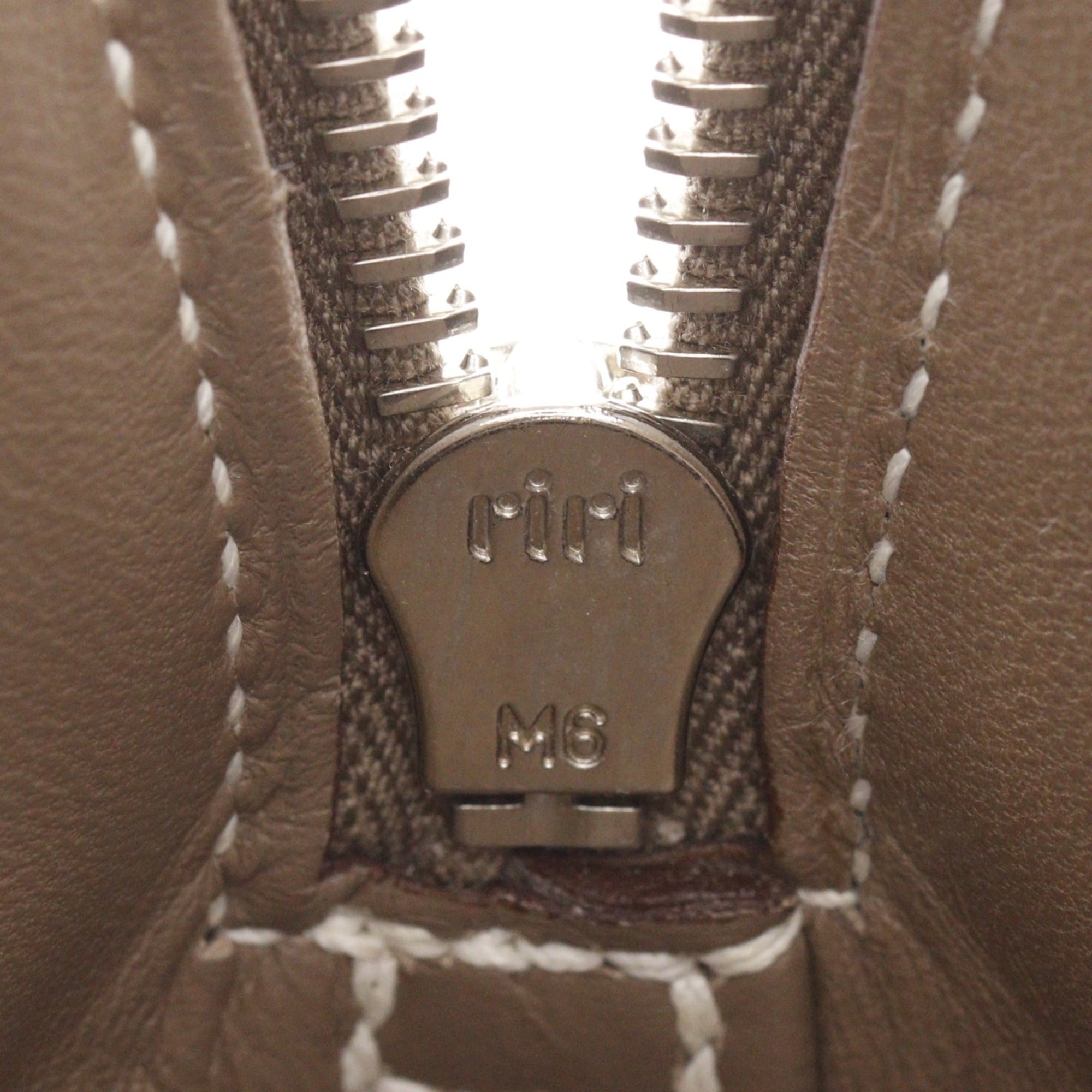 Hermes Bolide Etoupe Gray Taurillon Clemence Leather Handbag (Pre-Owned)