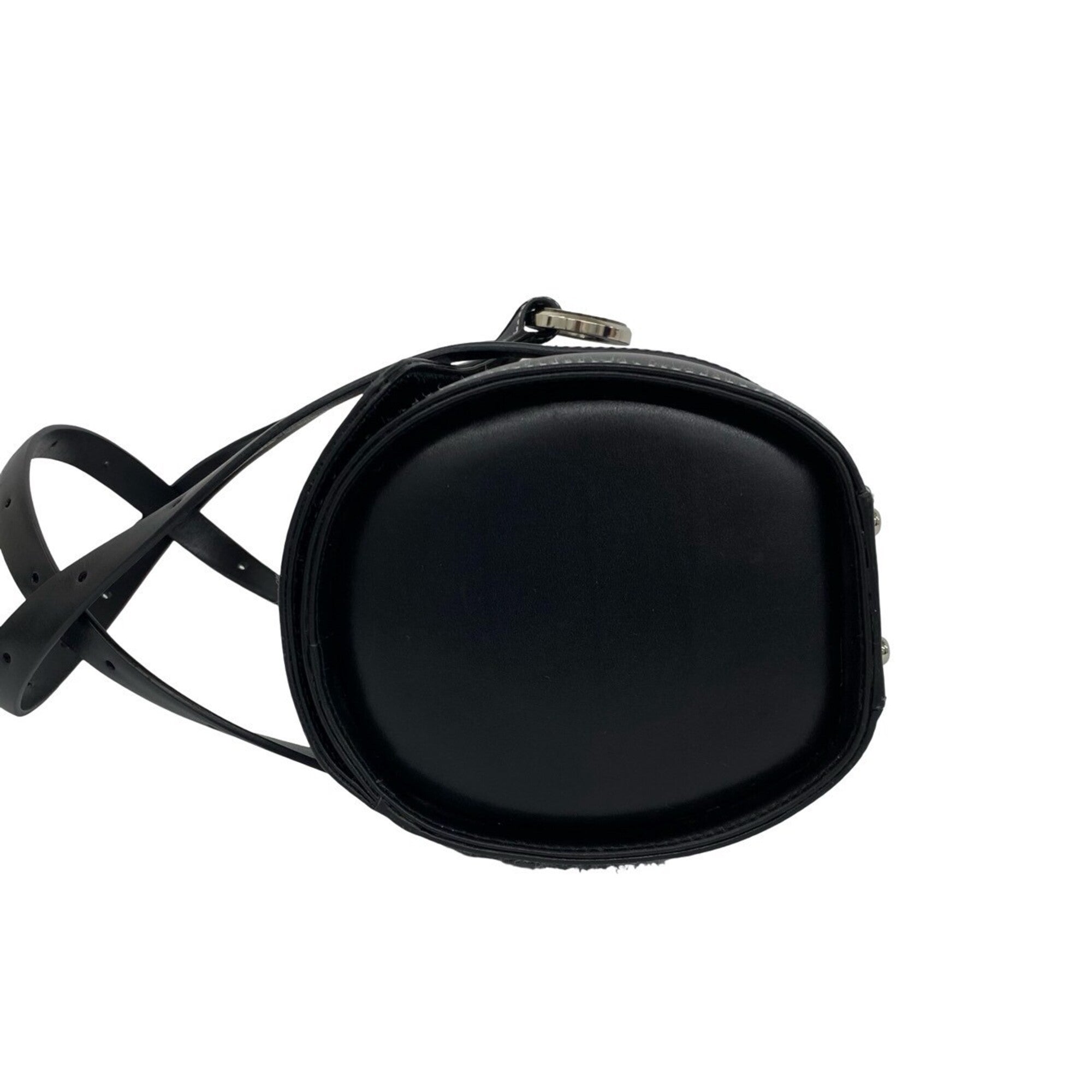 Loewe Black Leather Boston Bag Handbag (Pre-Owned)