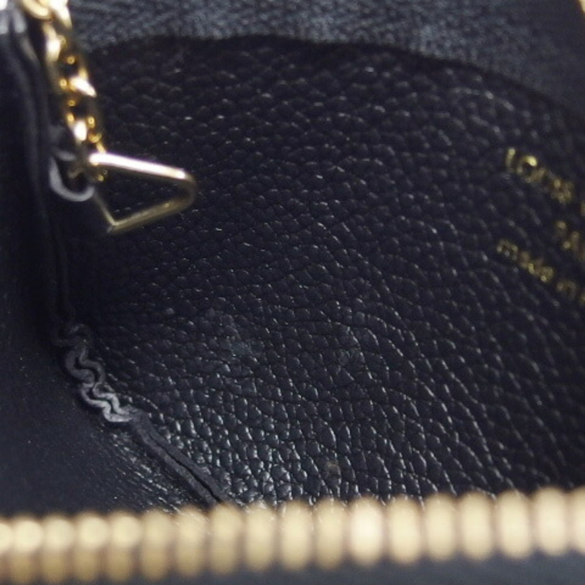 Louis Vuitton Monogram Empreinte Beige Bicolor Black Monogram Noir Monogram Empreinte Coin Purse/Coin Case (Pre-Owned)