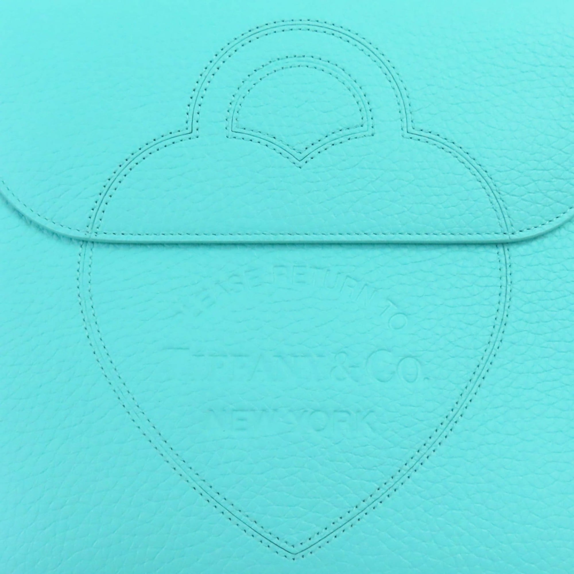 Tiffany Tiffany Blue Leather Pouch (Pre-Owned)