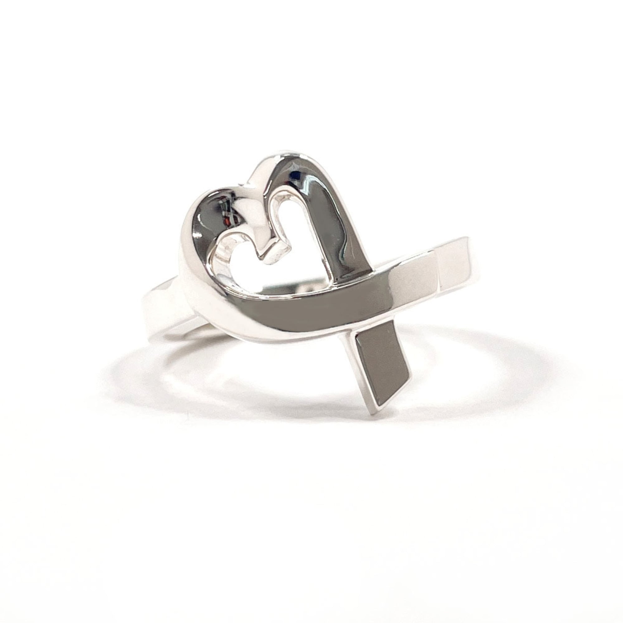 Tiffany Silver Silver 925 Band Ring (Pre-Owned)