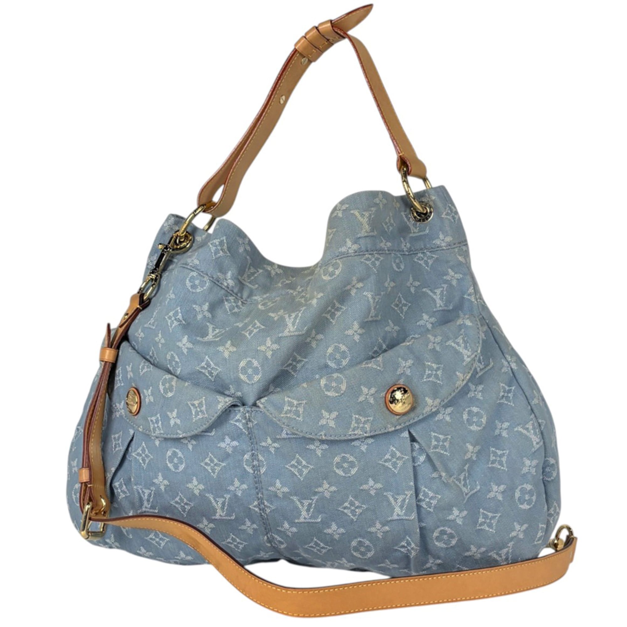 Louis Vuitton Monogram Denim Monogram Denim Shoulder Bag (Pre-Owned)