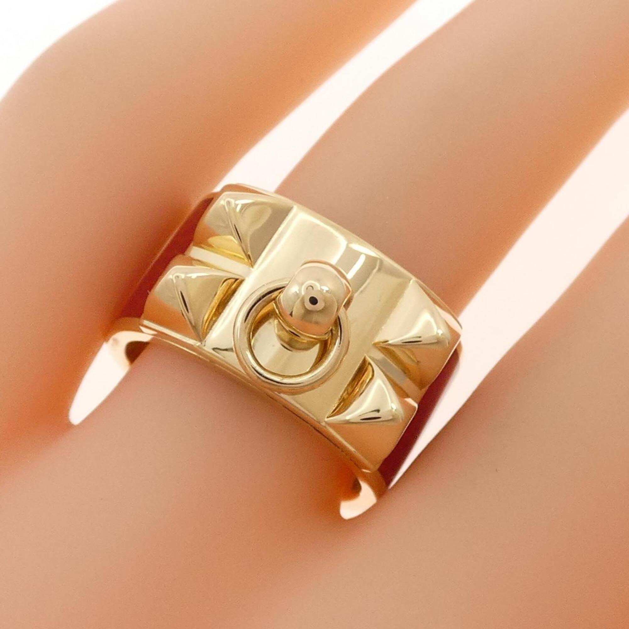 Hermes Yellow Gold Yellow Gold (18K) Band Ring (Pre-Owned)