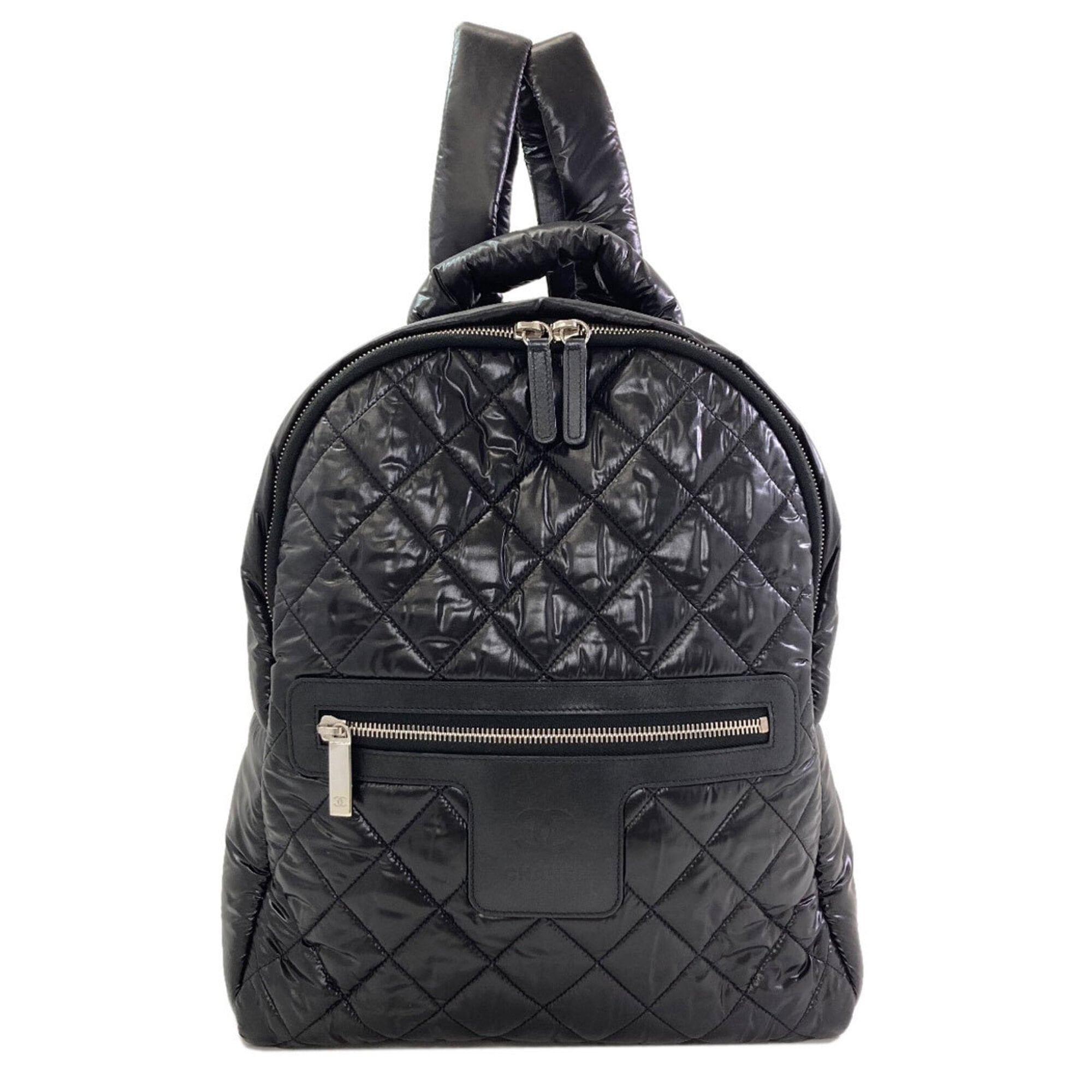 Chanel Black Nylon Backpack (Pre-Owned)