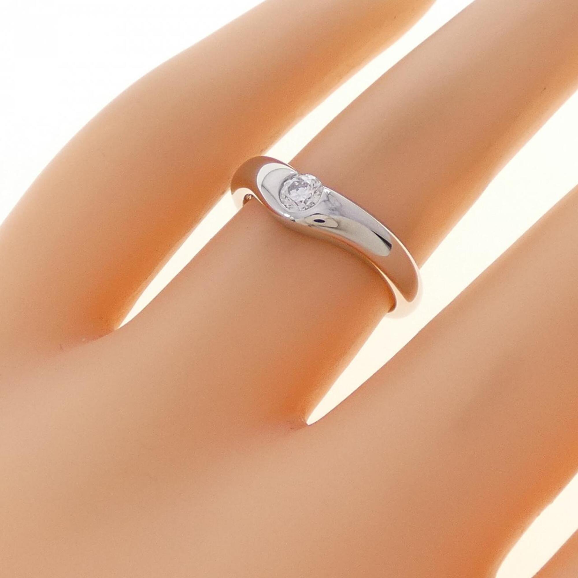 Tiffany Platinum Platinum 950 Band Ring (Pre-Owned)