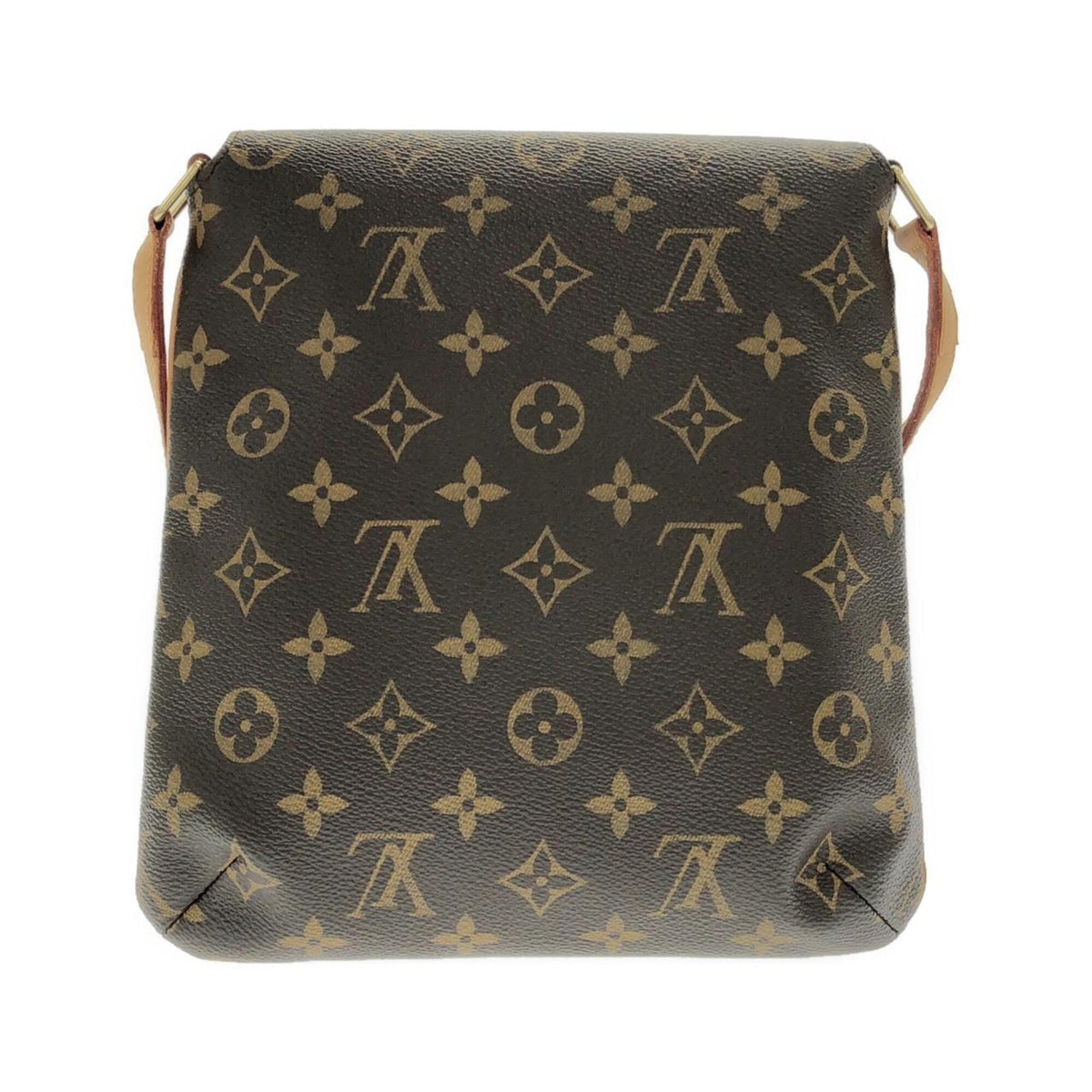 Louis Vuitton Monogram Marron Coated Canvas Shoulder Bag (Pre-Owned)