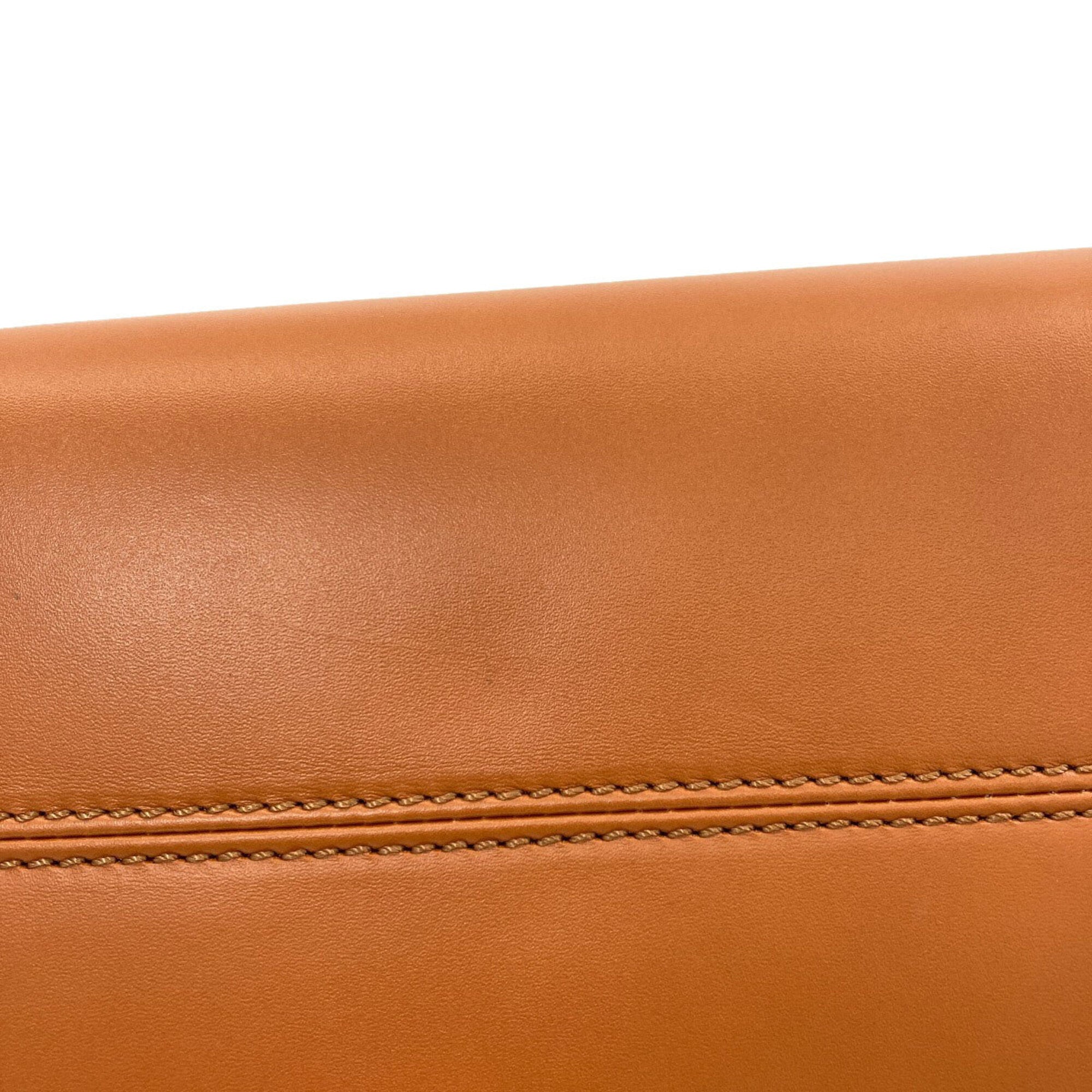 Fendi Brown Leather Handbag (Pre-Owned)