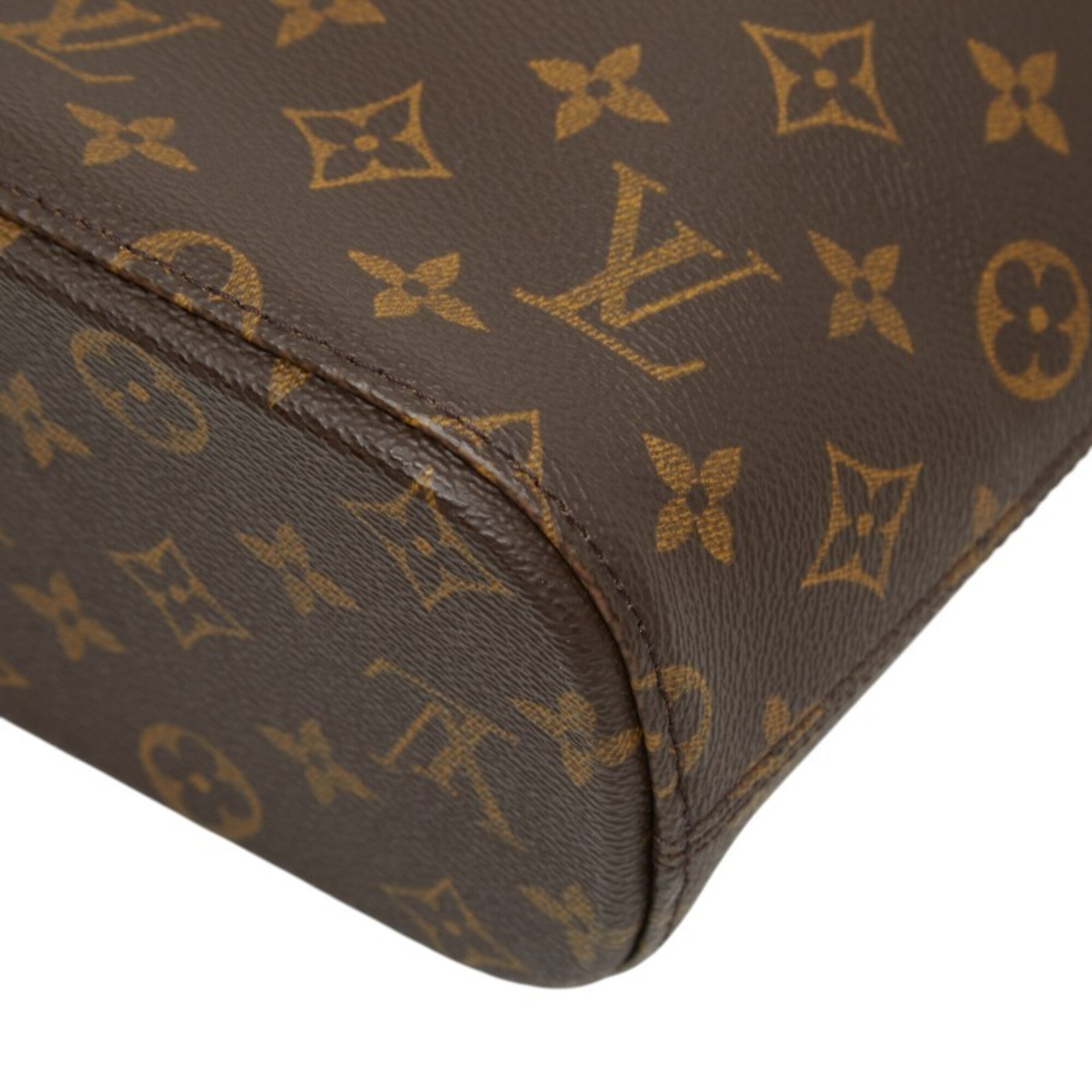 Louis Vuitton Brown Pvc Leather Tote Bag (Pre-Owned)