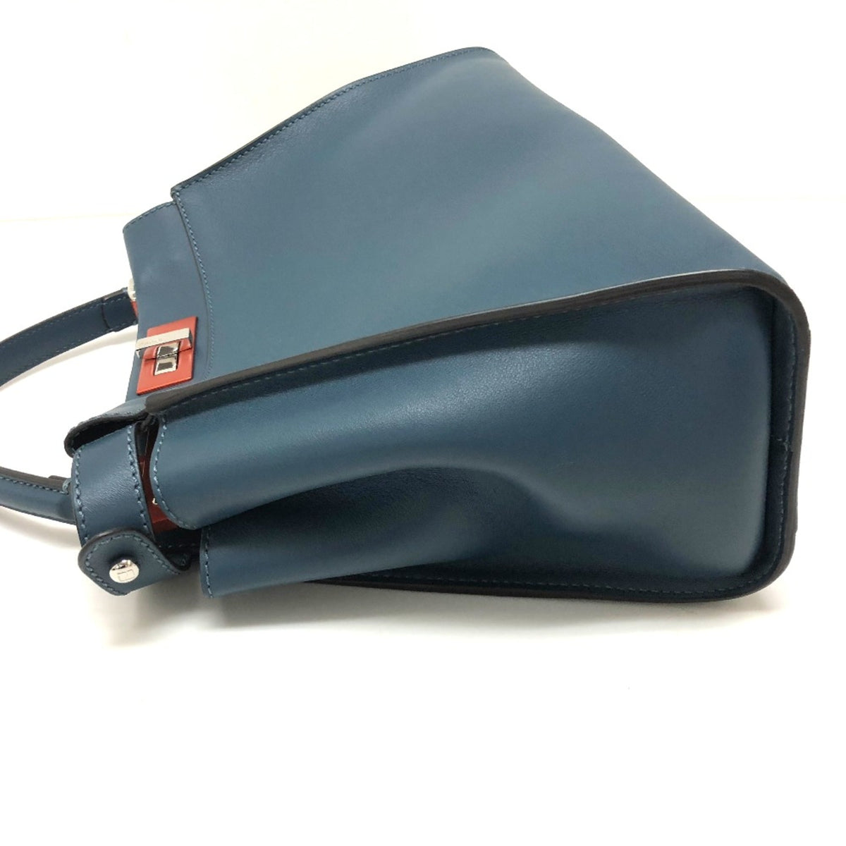 Fendi Blue Leather Handbag (Pre-Owned)