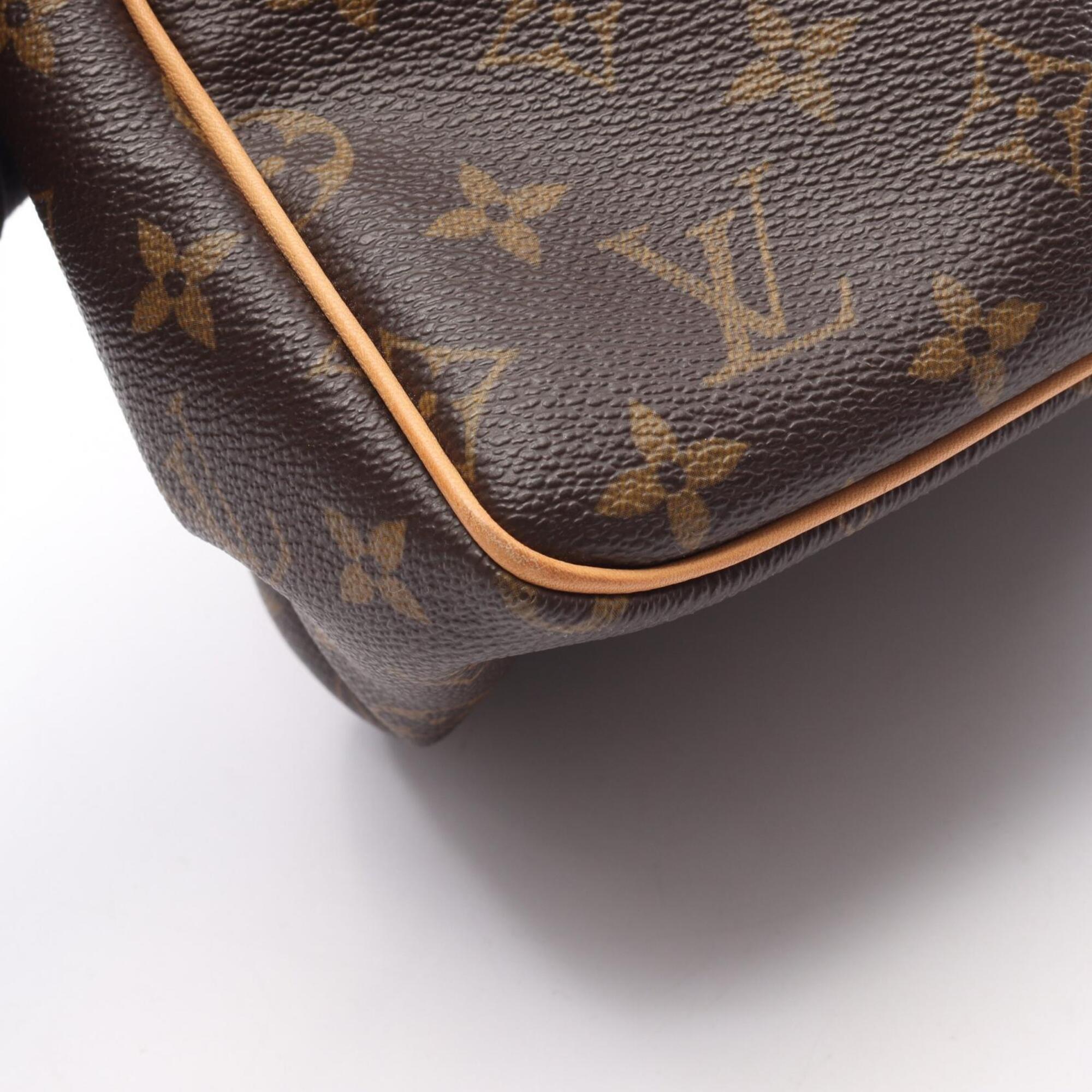 Louis Vuitton Brown Monogram Leather Handbag (Pre-Owned)