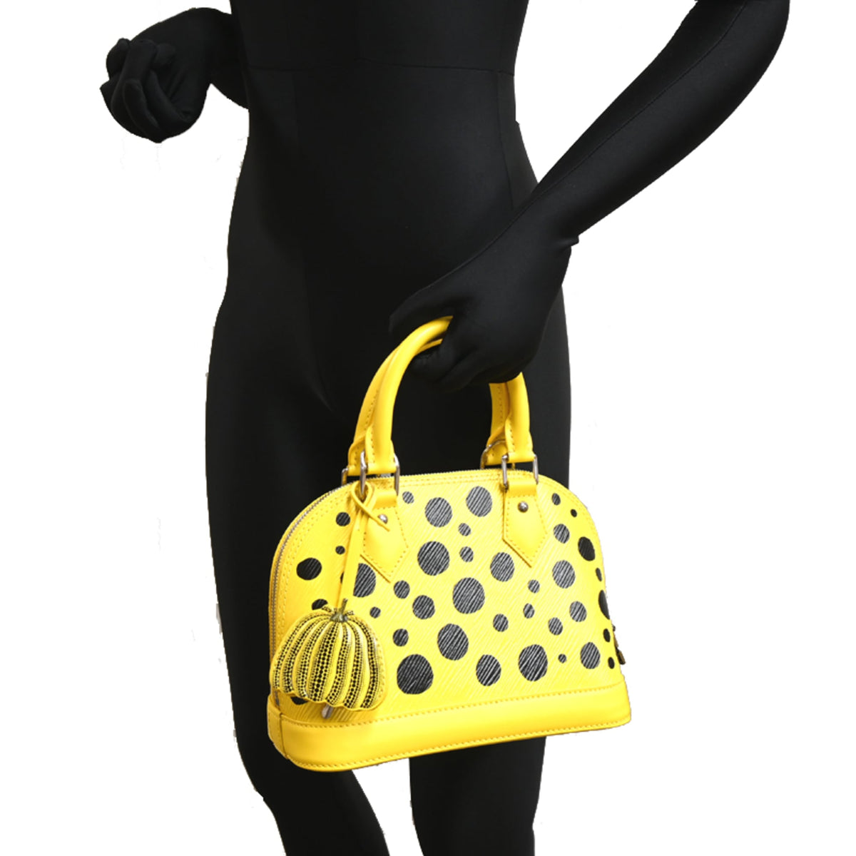 Louis Vuitton Jaune Noir Epi Leather Handbag (Pre-Owned)