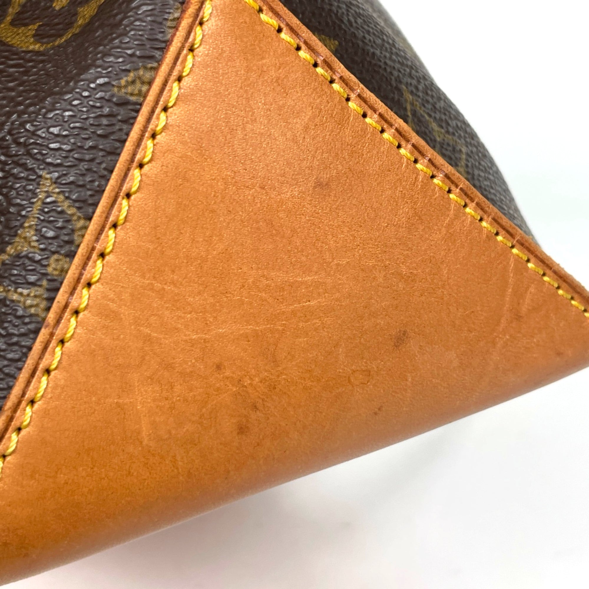 Louis Vuitton Brown Monogram Shoulder Bag Tote Bag (Pre-Owned)