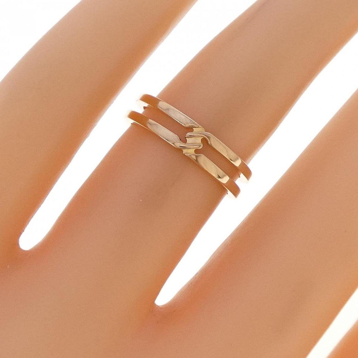 Gucci Pink Gold Pink Gold (18K) Band Ring (Pre-Owned)