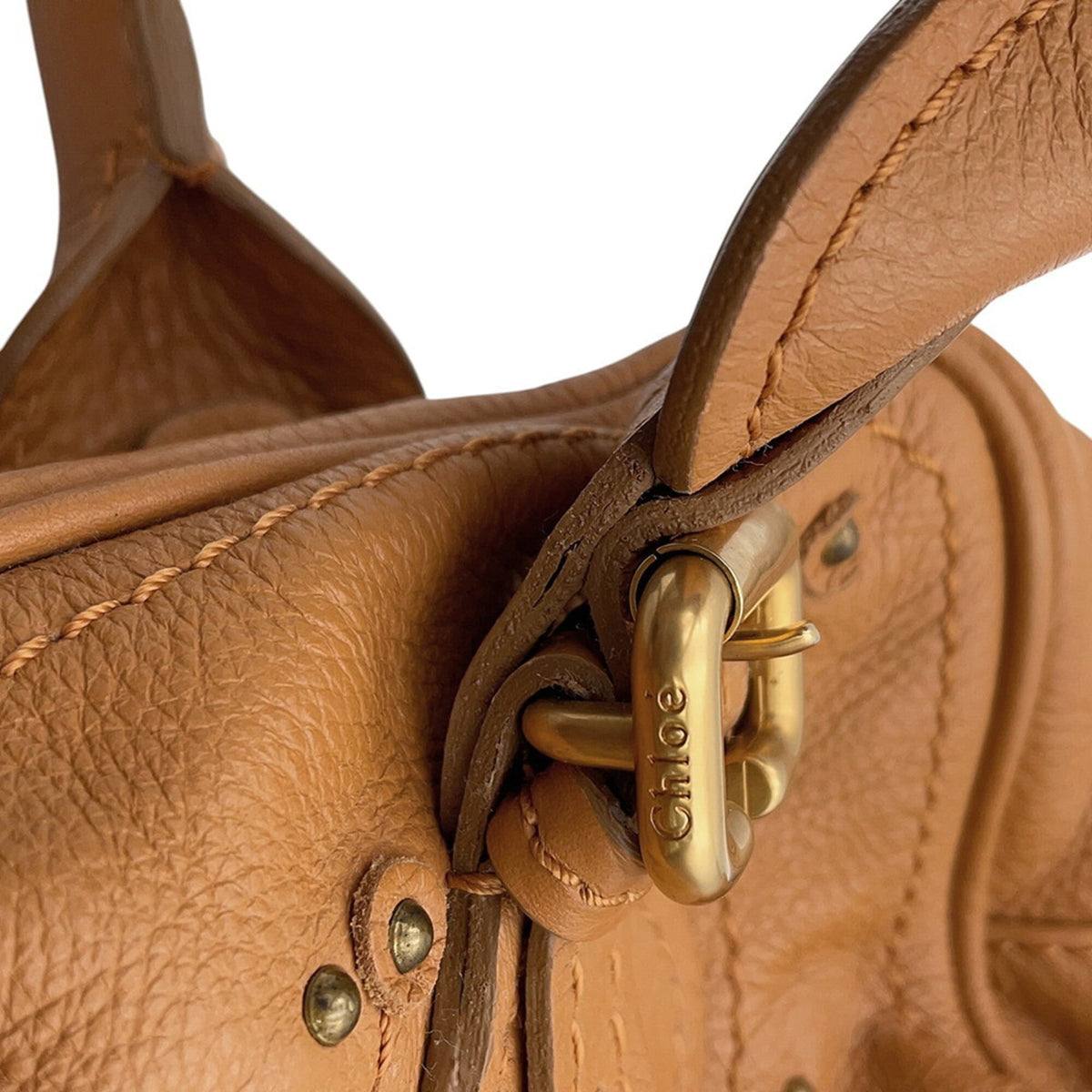 Chloé Paddington Light Brown Leather Handbag (Pre-Owned)