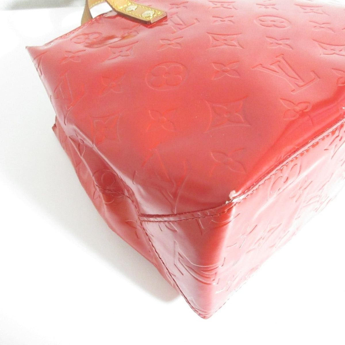 Louis Vuitton Red Color Handbag Tote Bag (Pre-Owned)