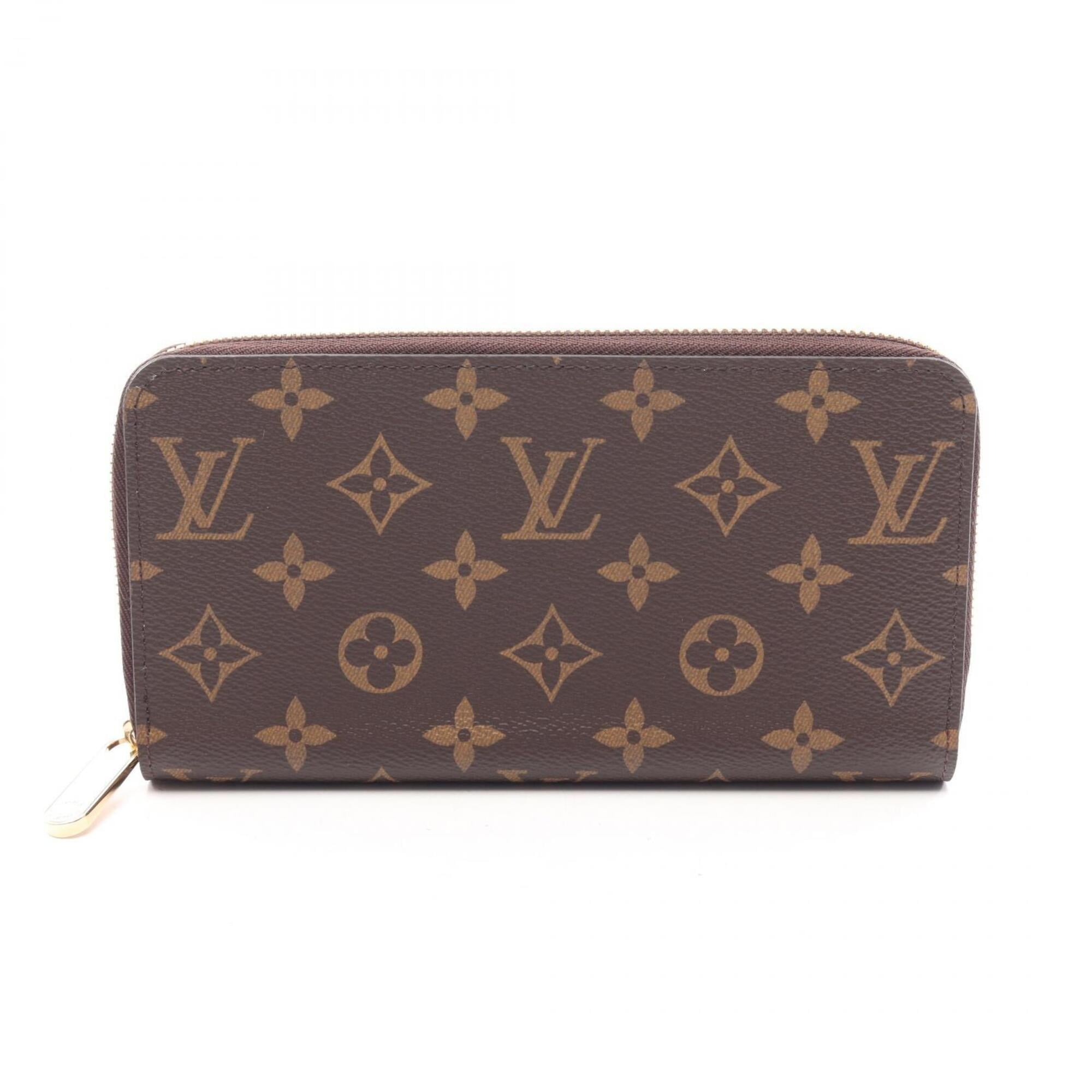 Louis Vuitton Brown Coated Canvas Pvc Long Wallet (Bi-Fold) (Pre-Owned)
