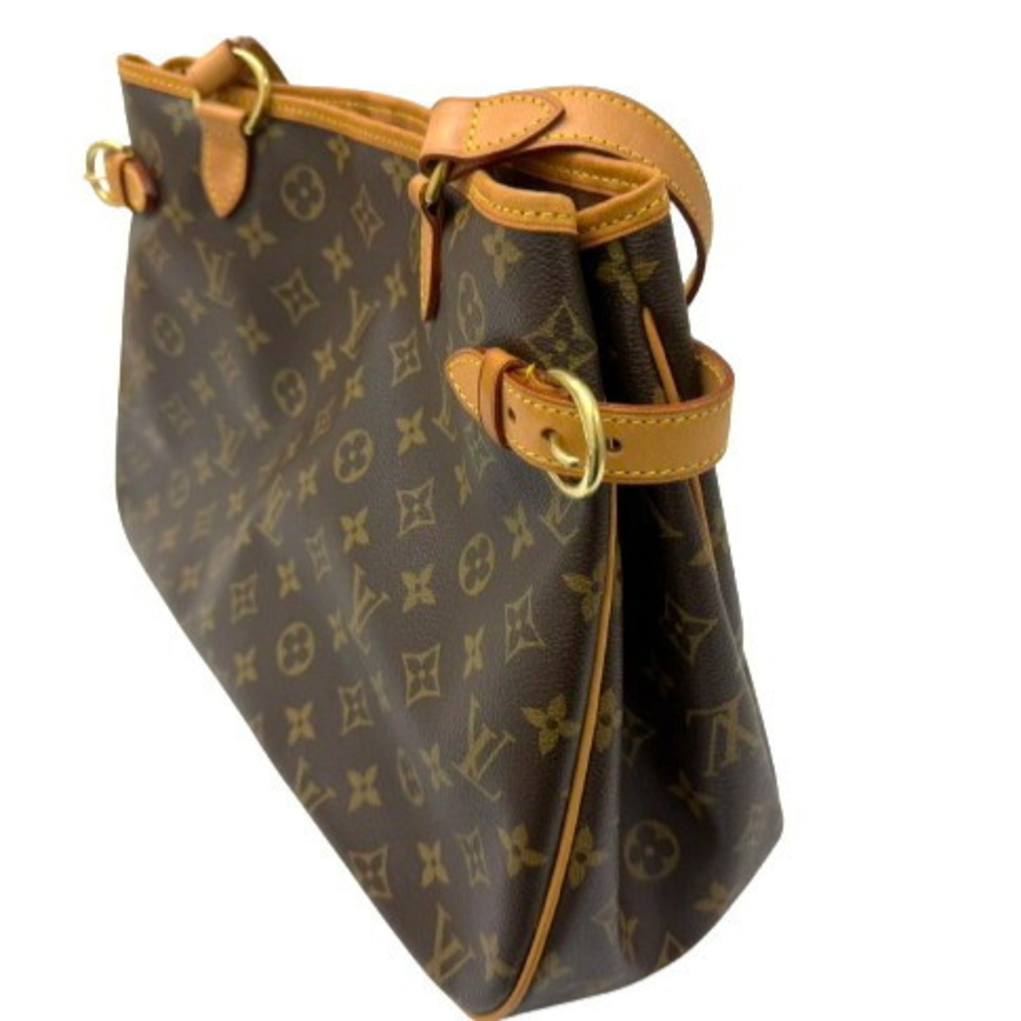 Louis Vuitton Monogram Brown Coated Canvas Shoulder Bag (Pre-Owned)