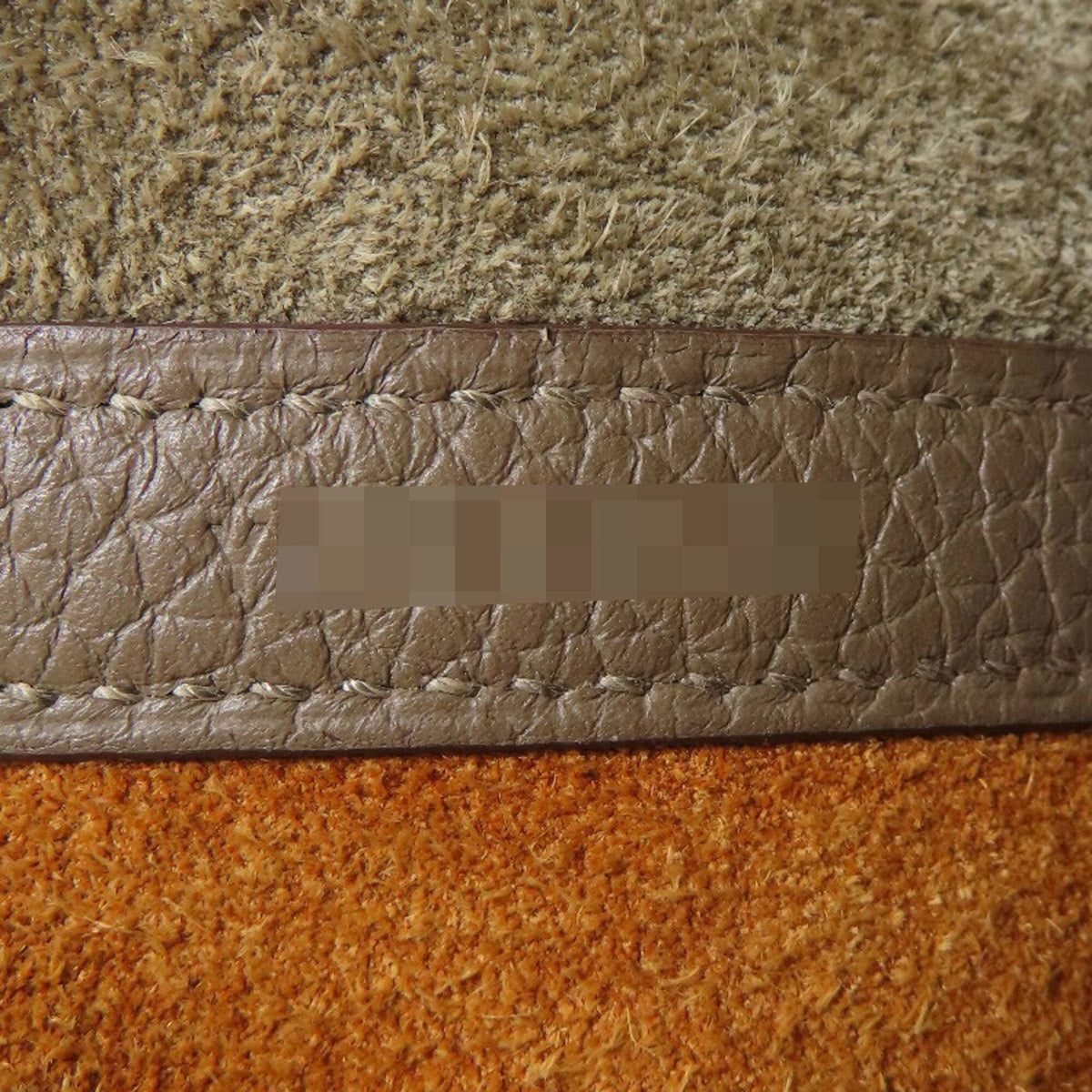 Hermes Picotin Cream Gold Grayish Taurillon Clemence Leather Handbag (Pre-Owned)