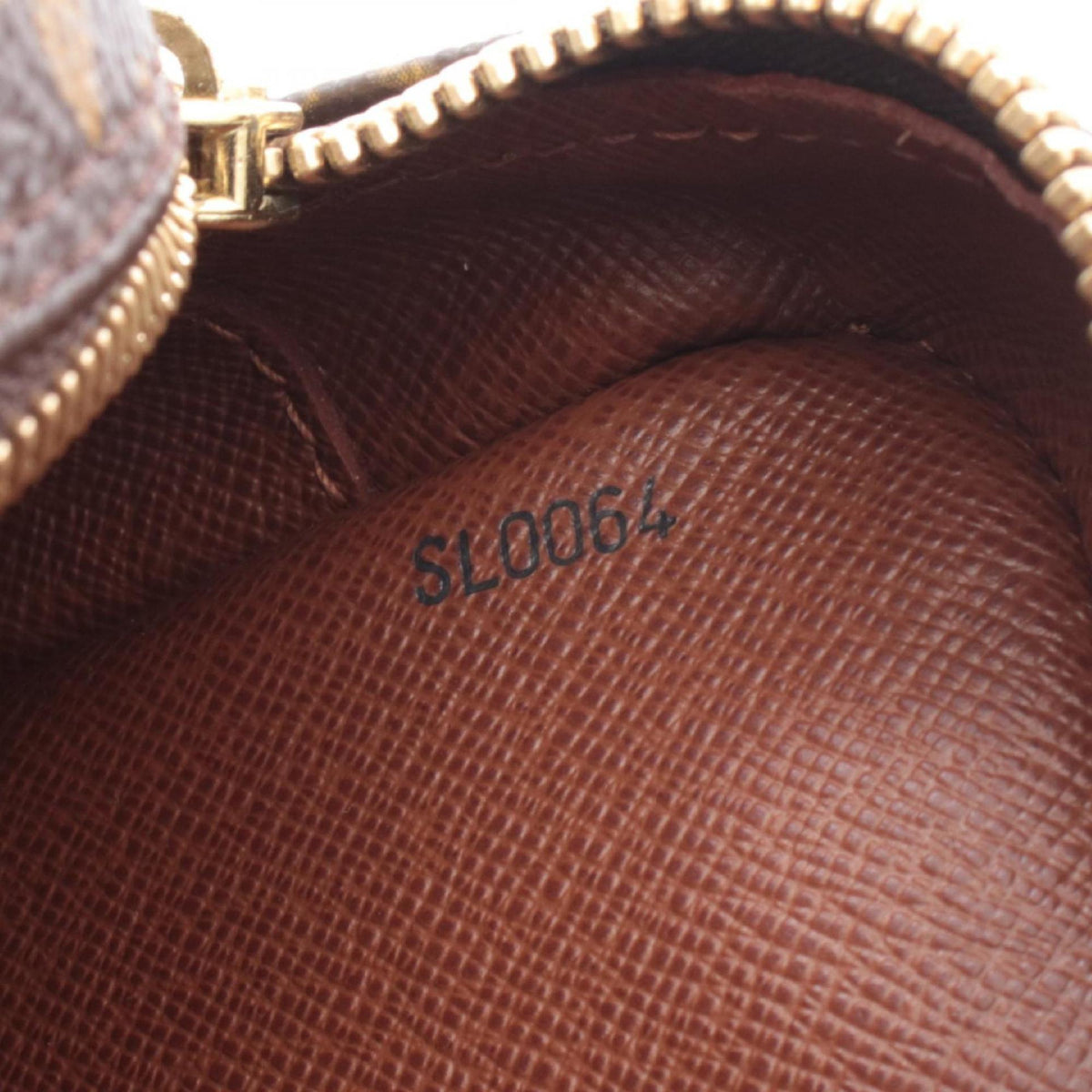 Louis Vuitton Brown Coated Canvas Leather Handbag Shoulder Bag (Pre-Owned)