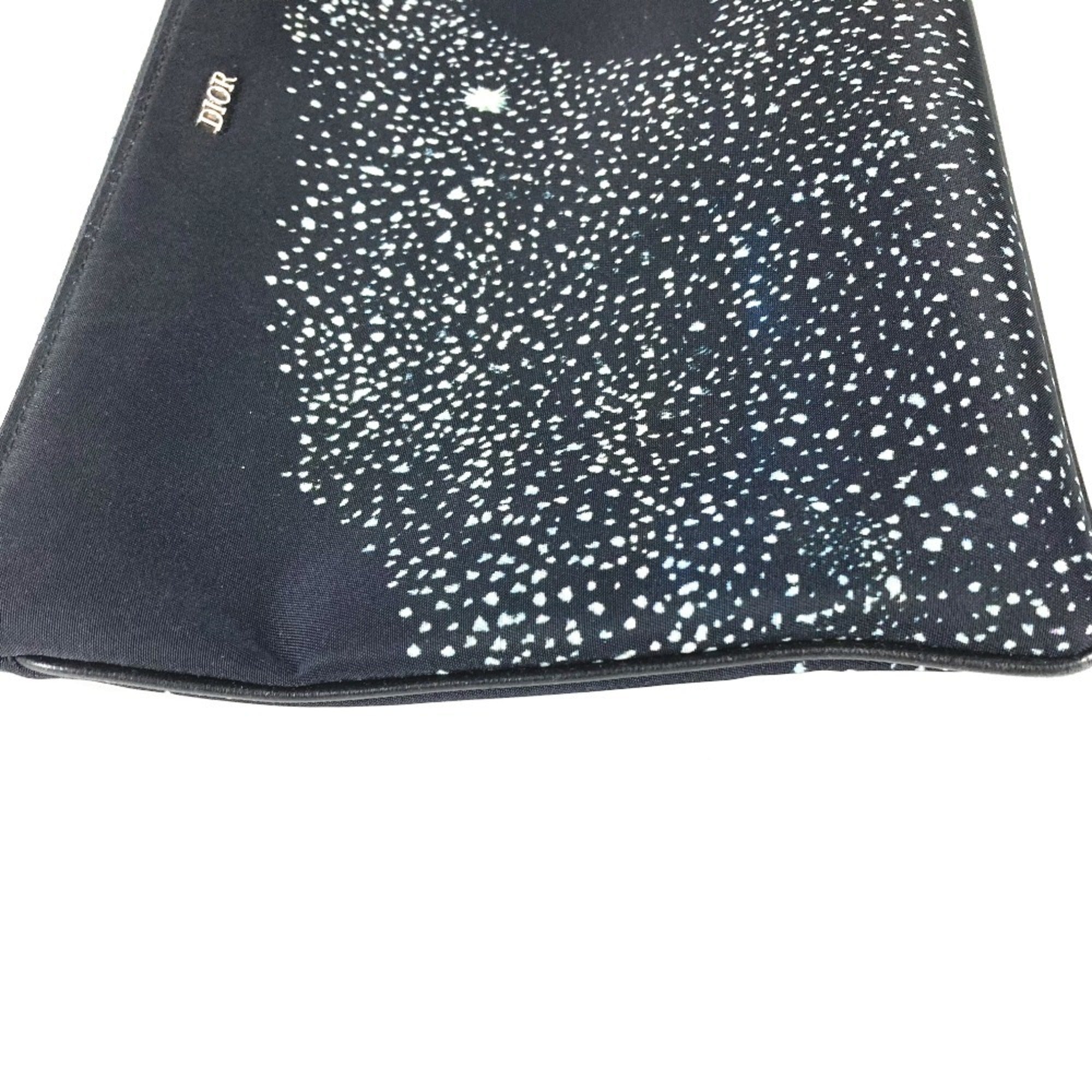 Christian Dior Black Nylon Clutch Bag Pouch (Pre-Owned)