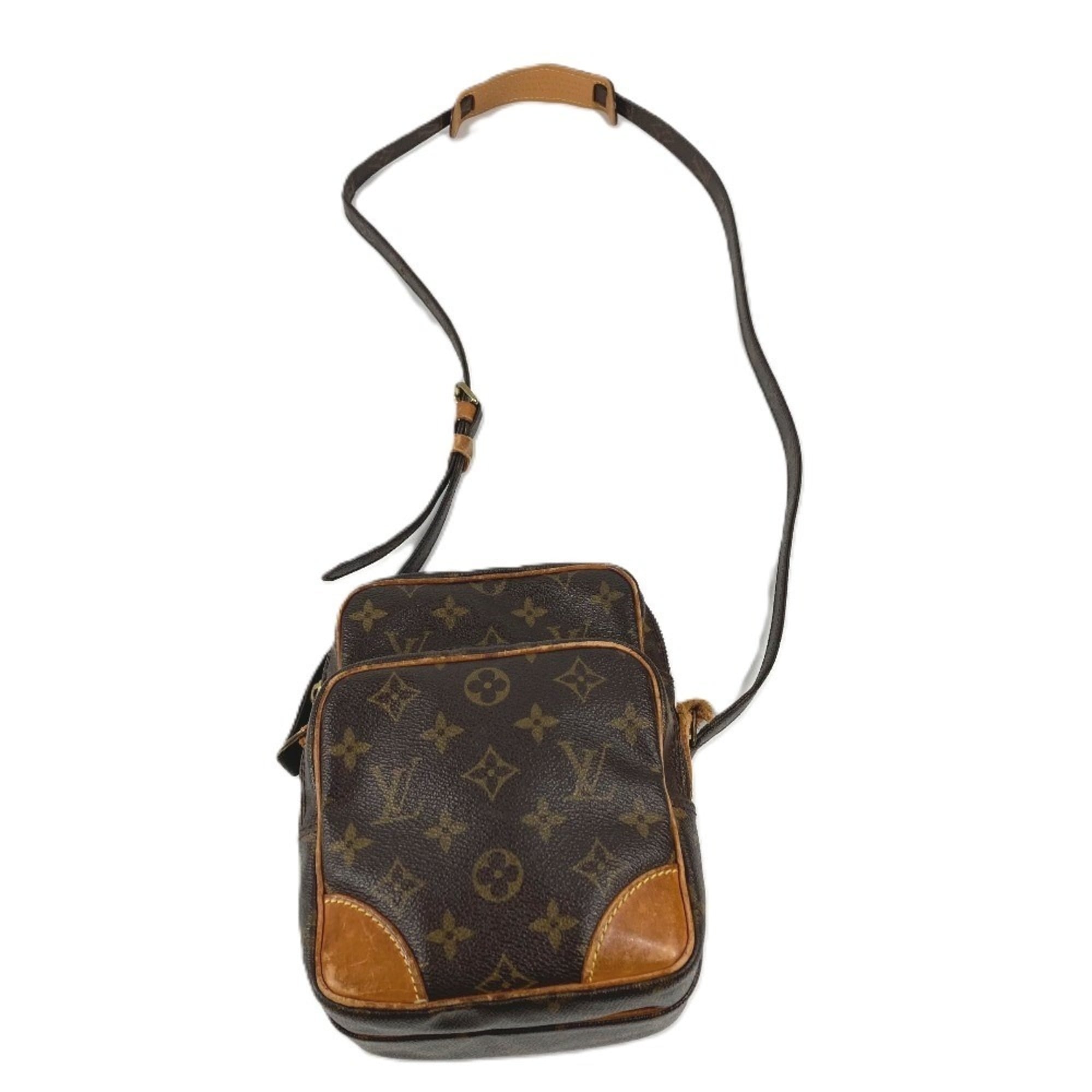Louis Vuitton Monogram Brown Monogram Pochette Shoulder Bag (Pre-Owned)